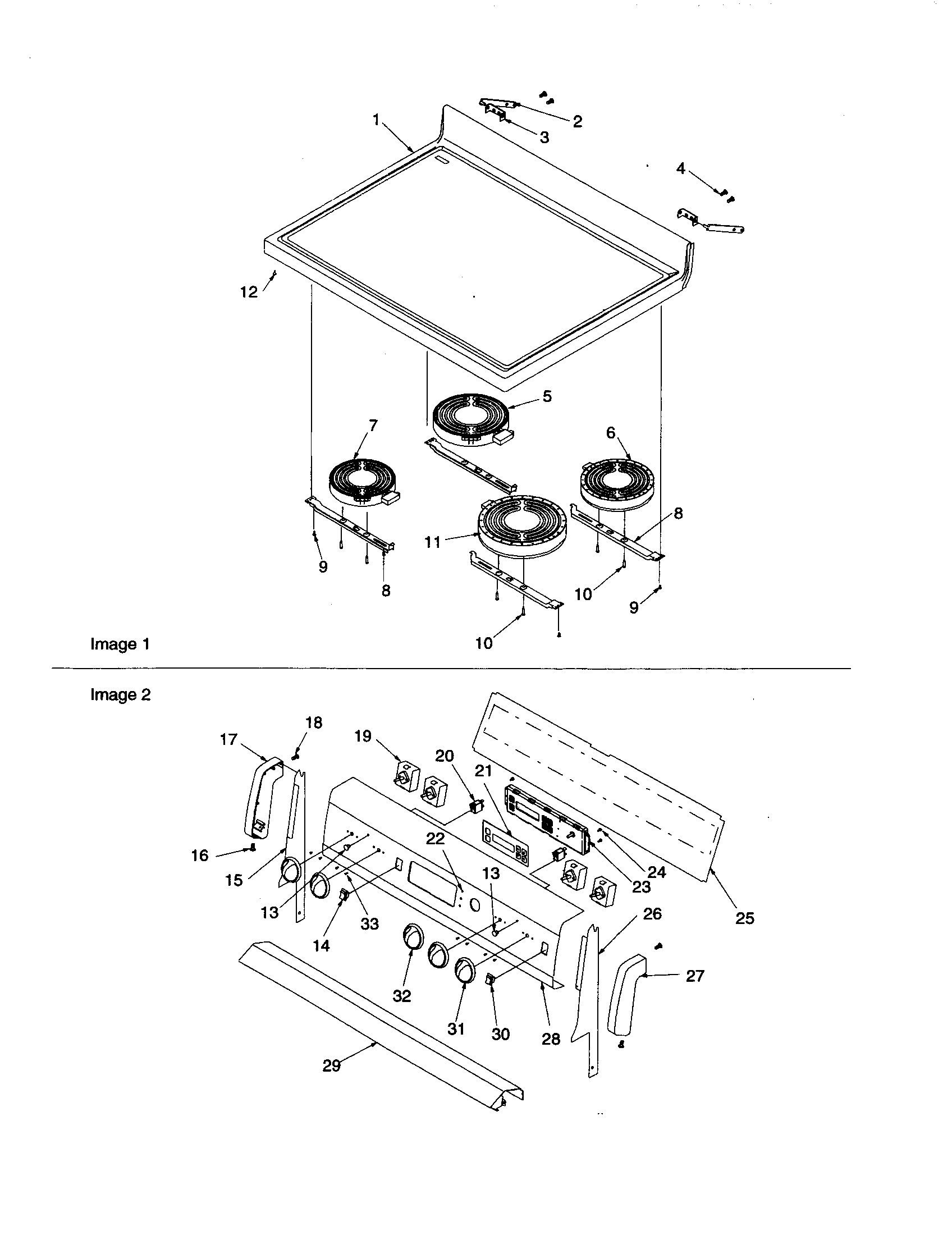 Amana ARTC7121WW-P1143843NWW maintop and backguard diagram