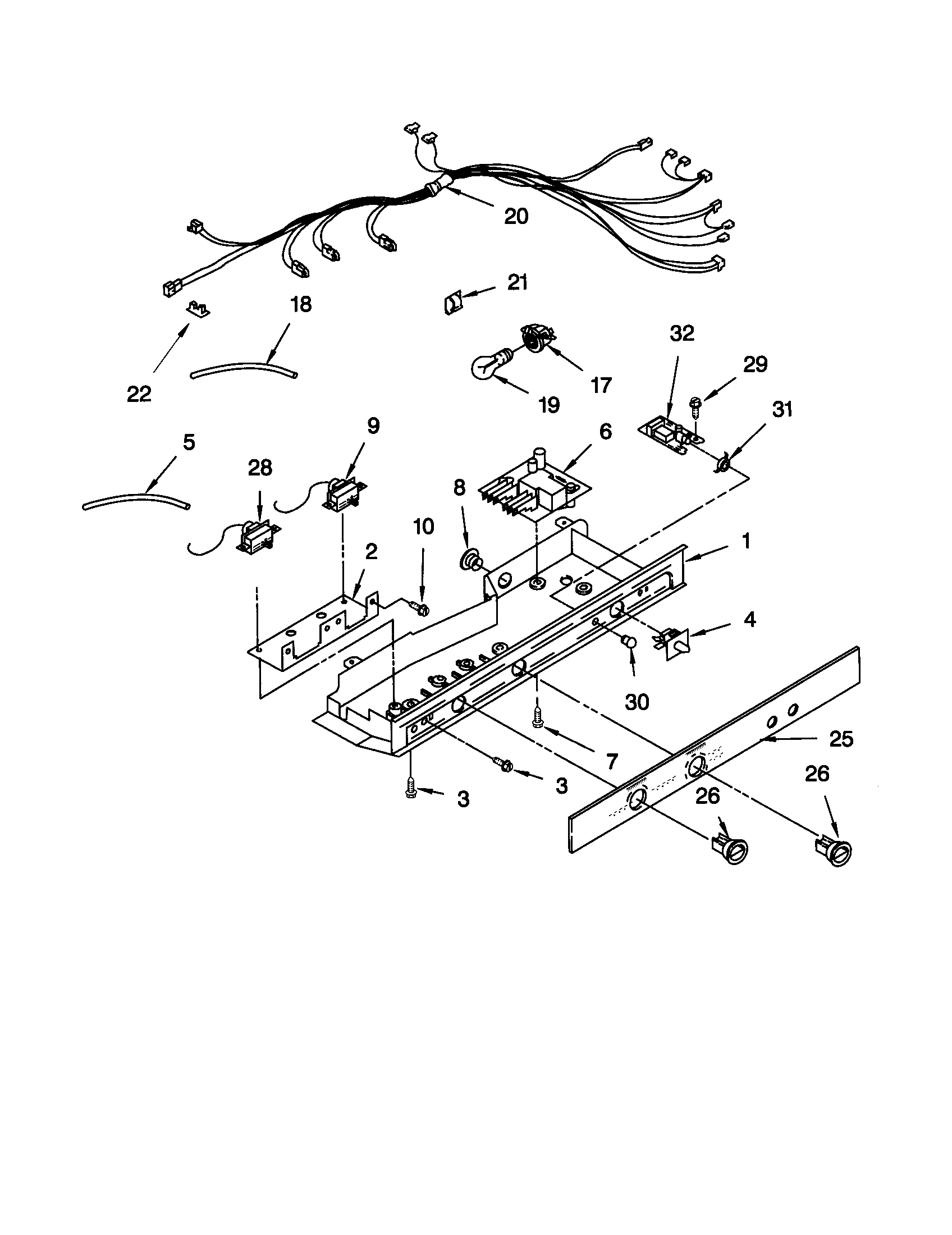 Kenmore 10659202992 control diagram
