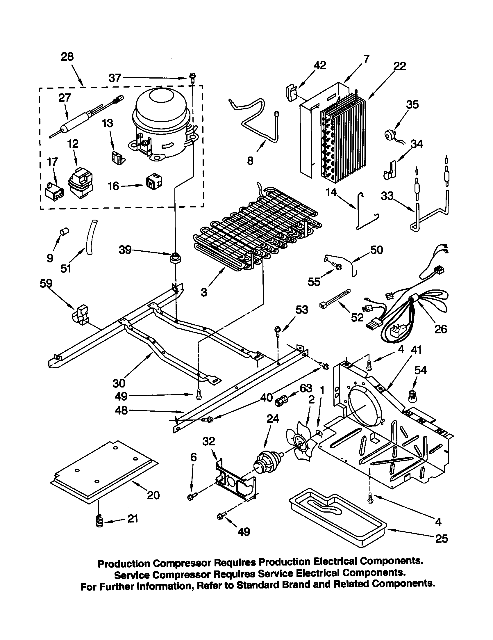 Kenmore 10659064993 unit diagram