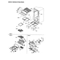 Amana ART2129ABR-PART2129AB0 interior cabinets diagram