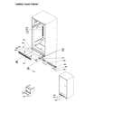 Amana ART2129ACR-PART2129AC0 ladders, lower cabinet diagram