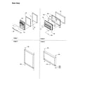 Amana ART2129ACR-PART2129AC0 door assembly diagram