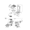 Amana ART2527AC-PART2527AC0 interior cabinets/drain block diagram
