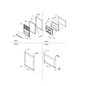 Amana ART2527AC-PART2527AC0 door assembly diagram