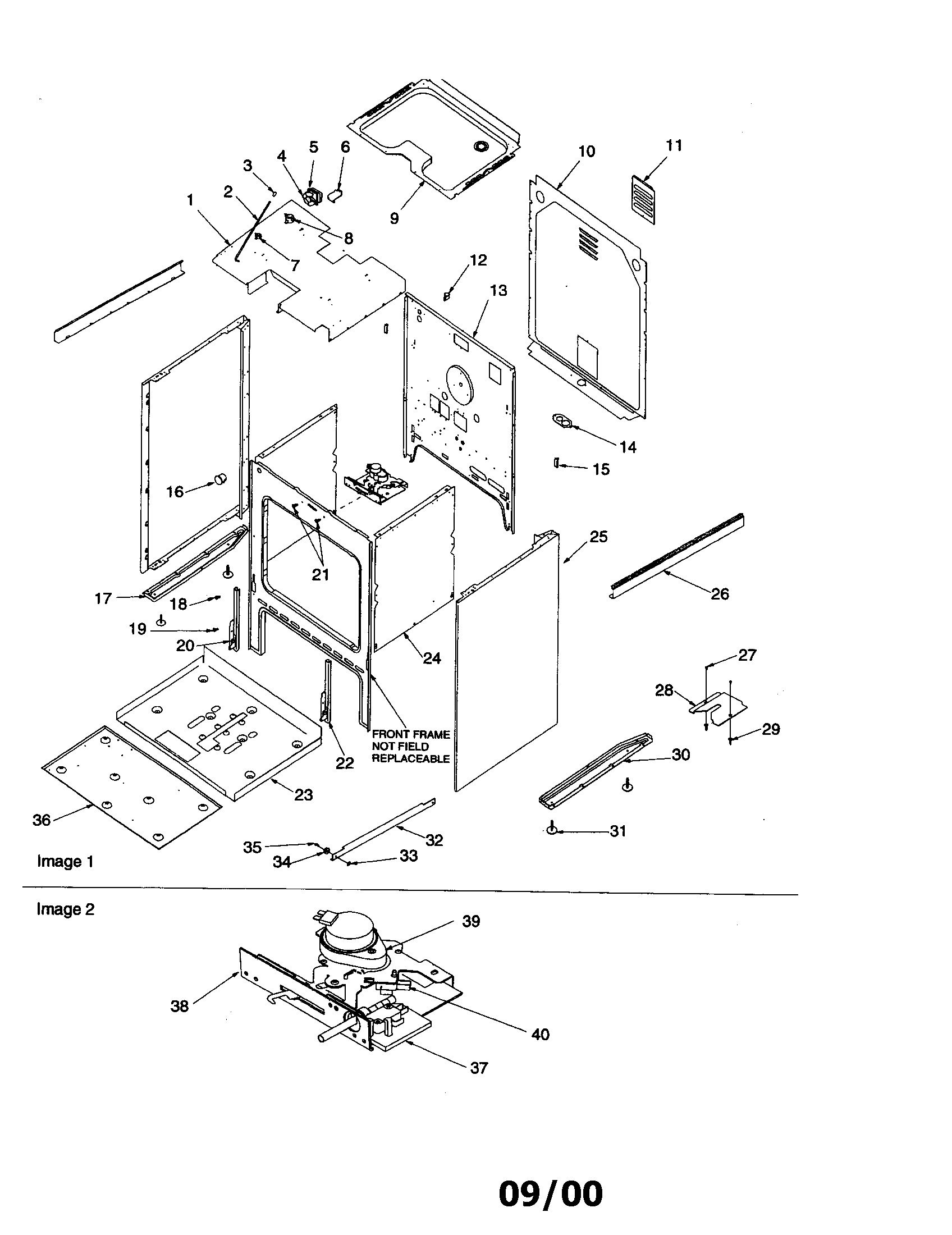 Amana ARRS6500LL-P1130691NLL cabinet diagram