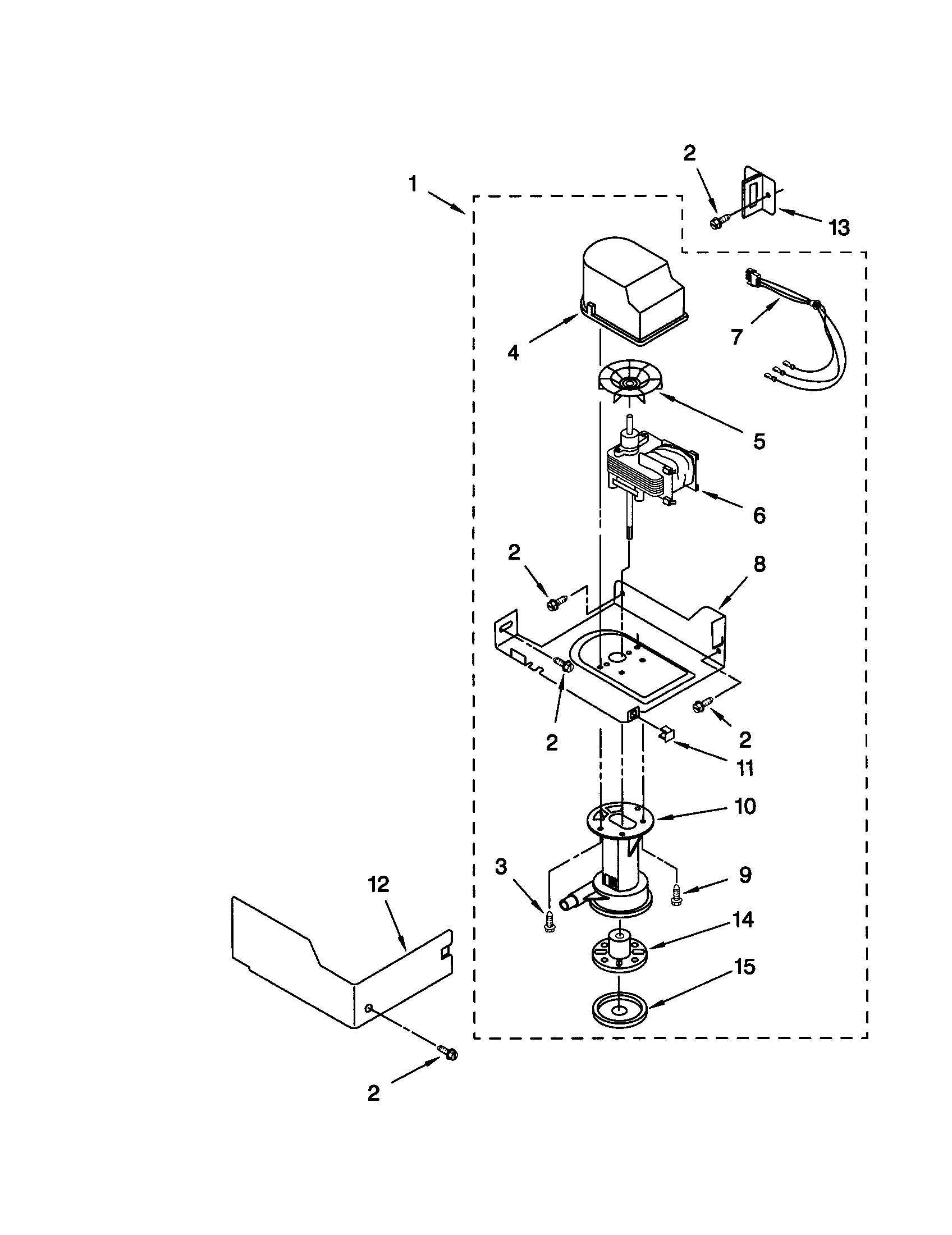Kenmore 10689485992 pump diagram