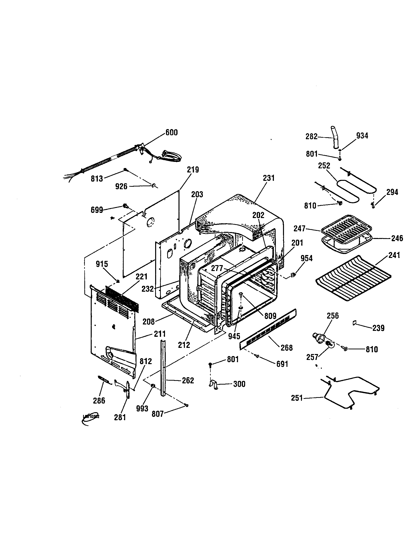 Kenmore 9114524195 body diagram