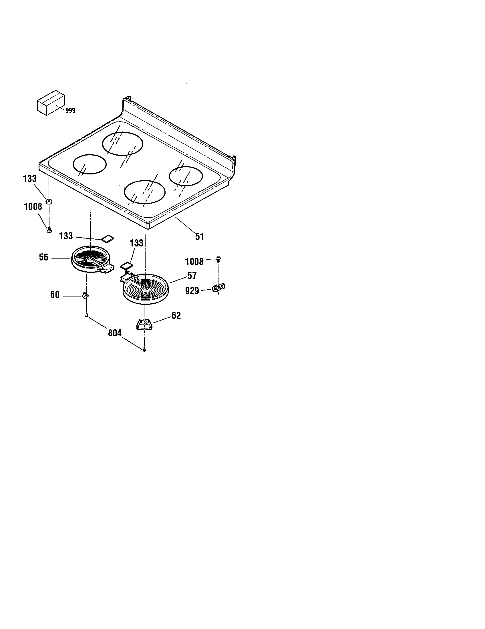 Kenmore 91195502000 maintop diagram