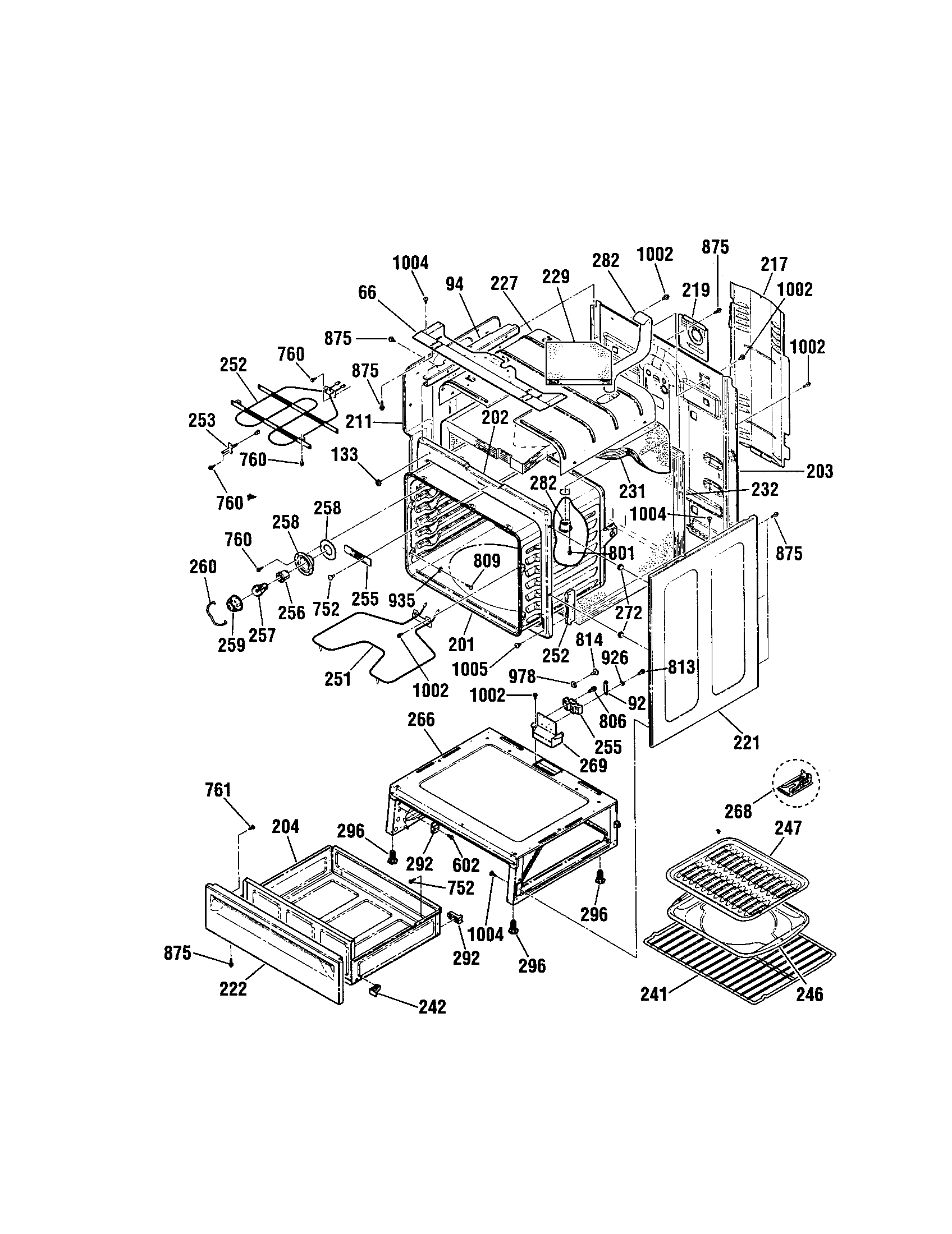 Kenmore 91195502000 body diagram
