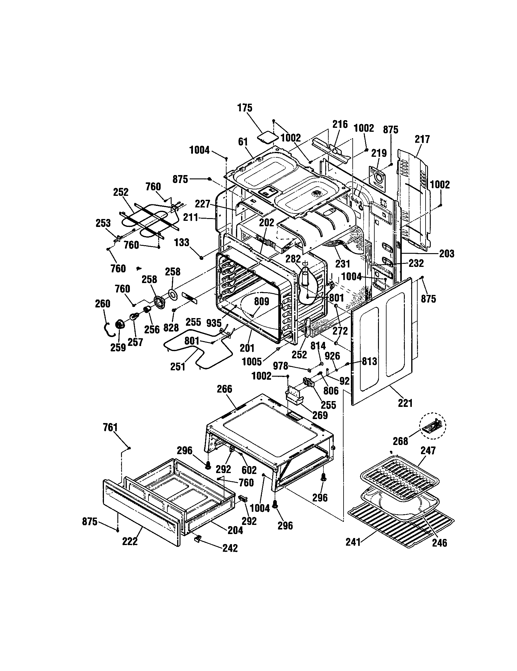 Kenmore 91193408991 body diagram