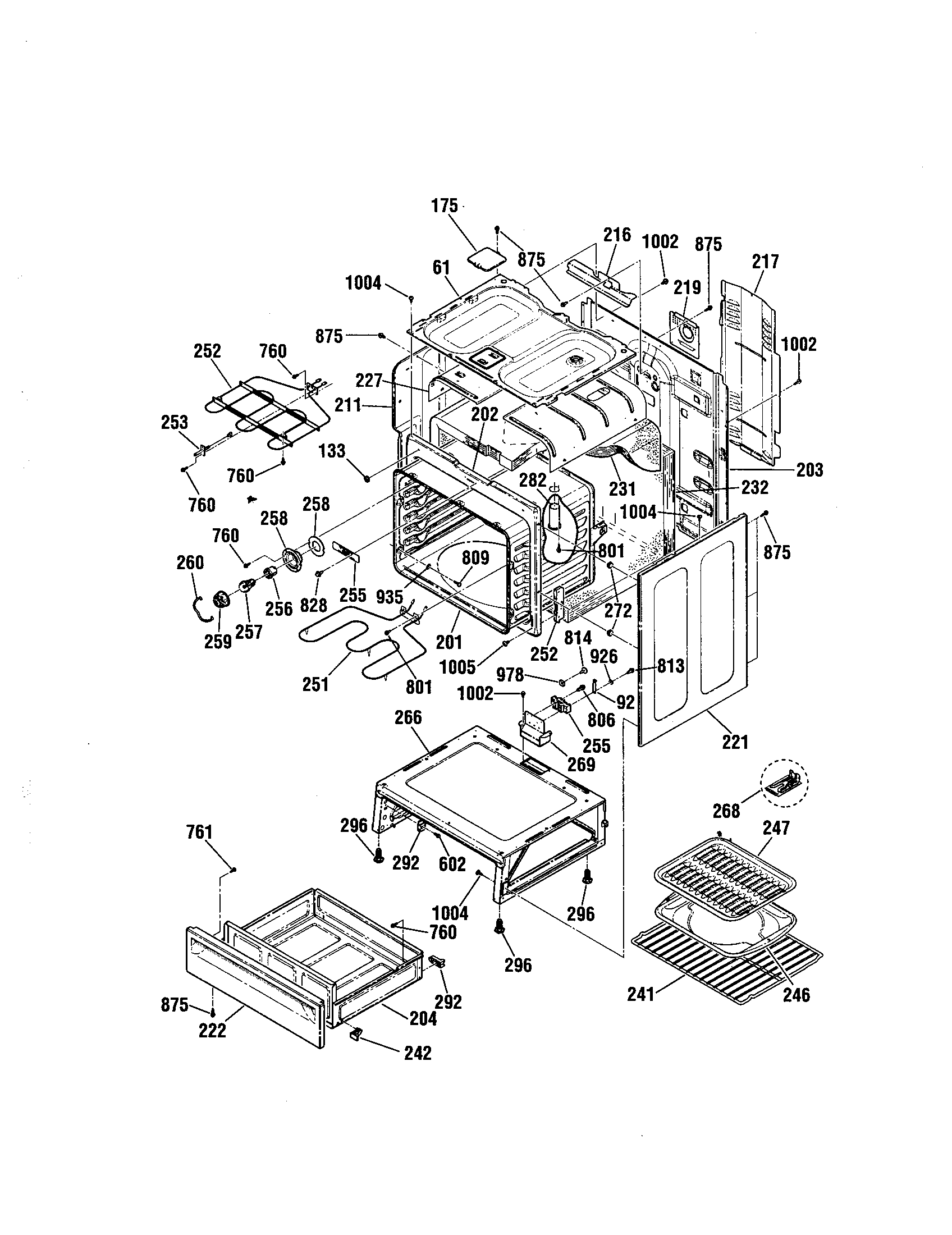 Kenmore 91193602000 body diagram
