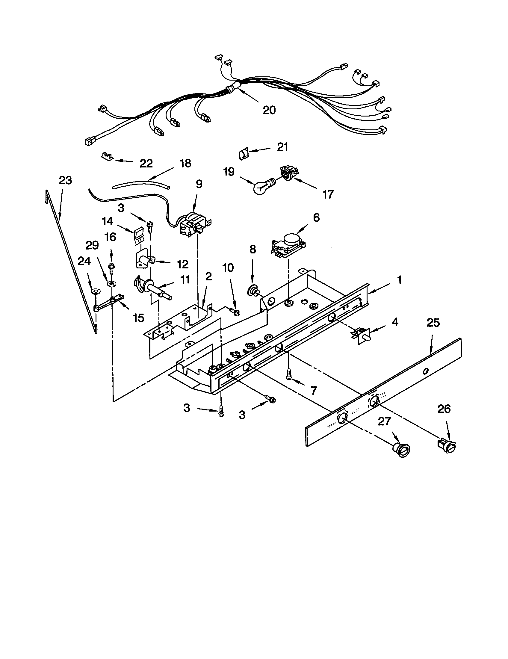 Whirlpool ED25CQXHT00 control diagram