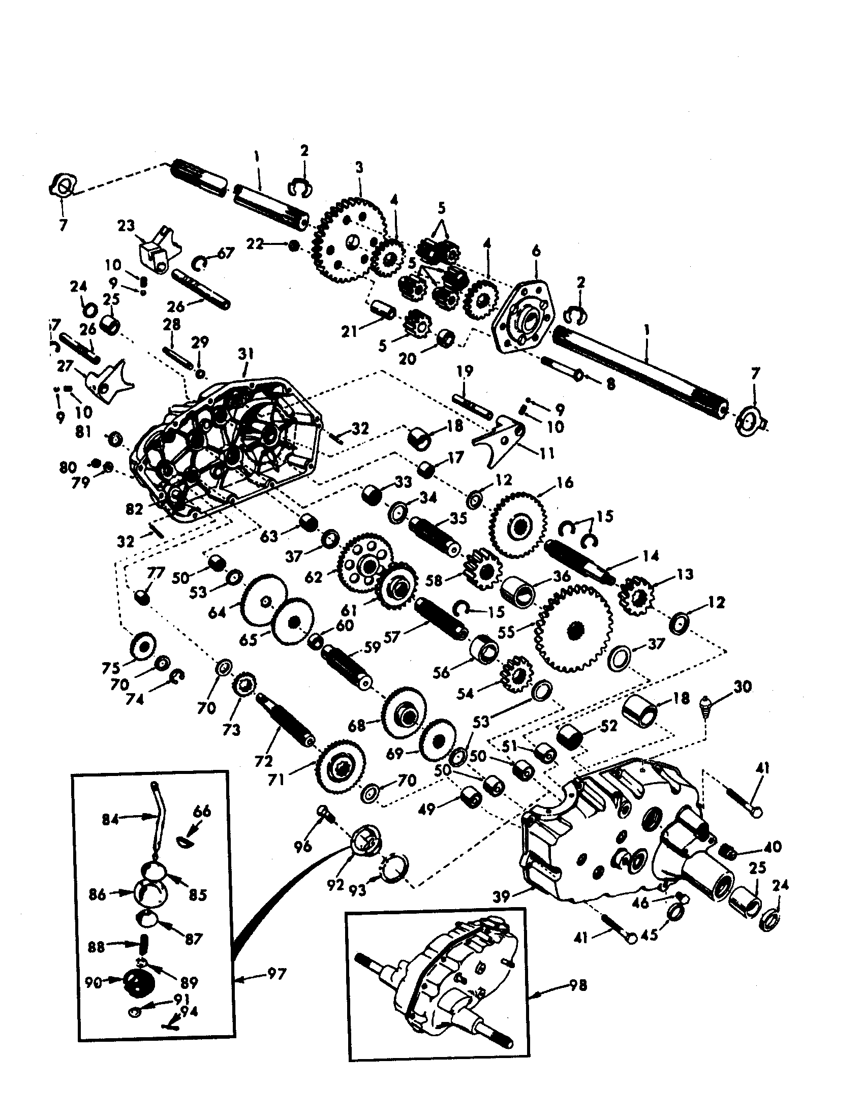 Craftsman 917258863 transaxle diagram