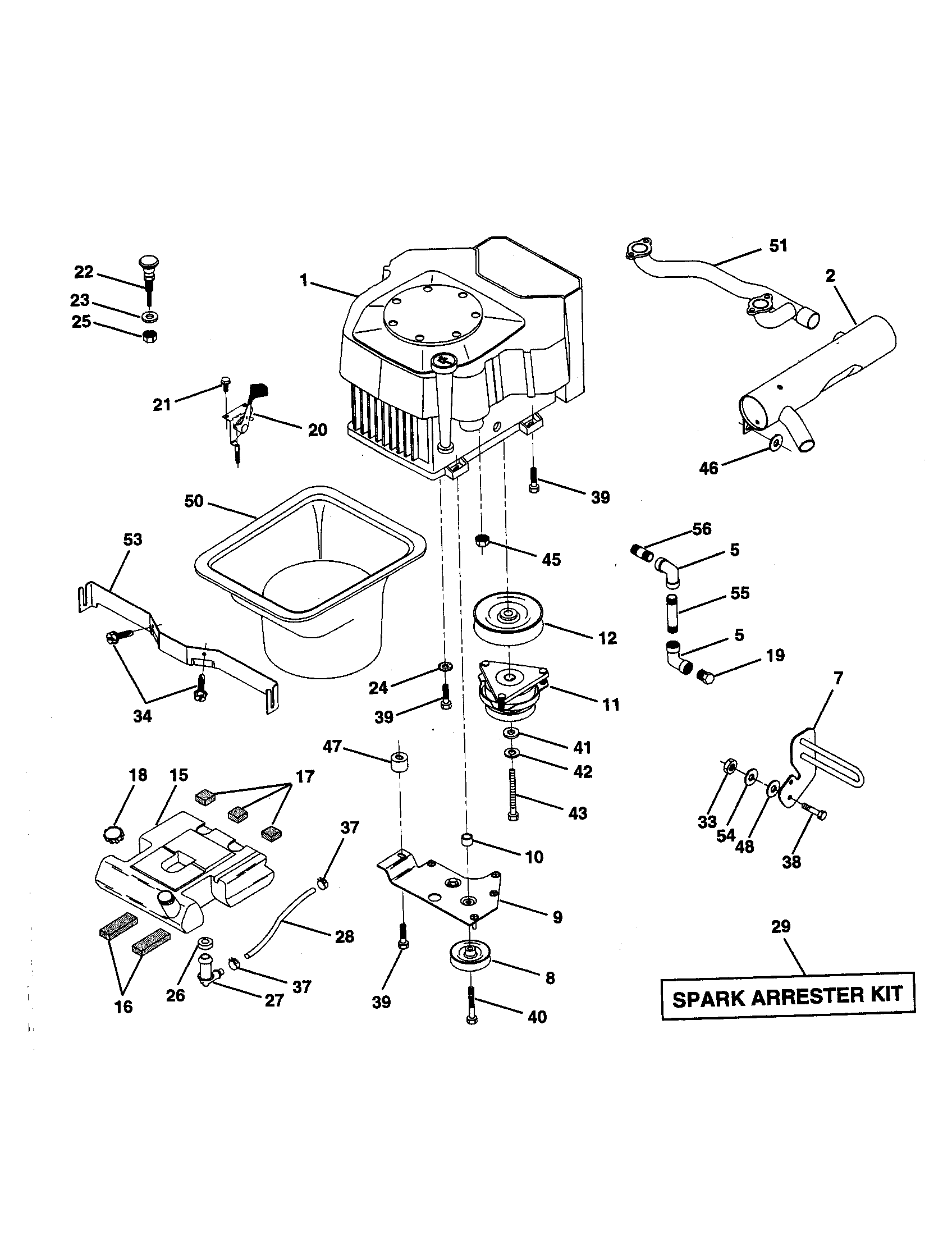 Craftsman 917258862 engine diagram