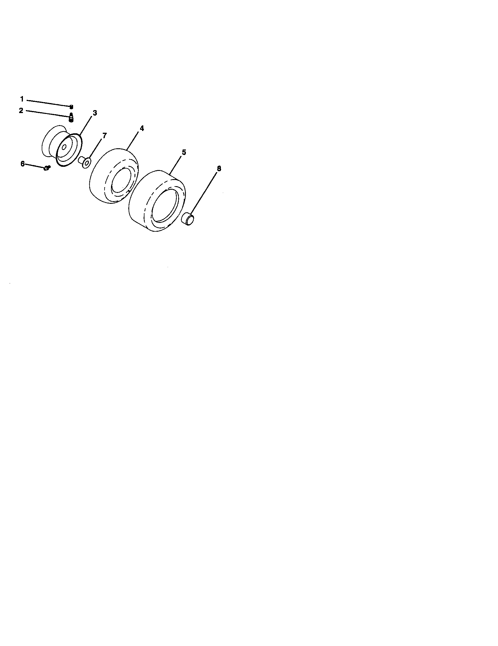 Craftsman 917258862 wheels and tires diagram