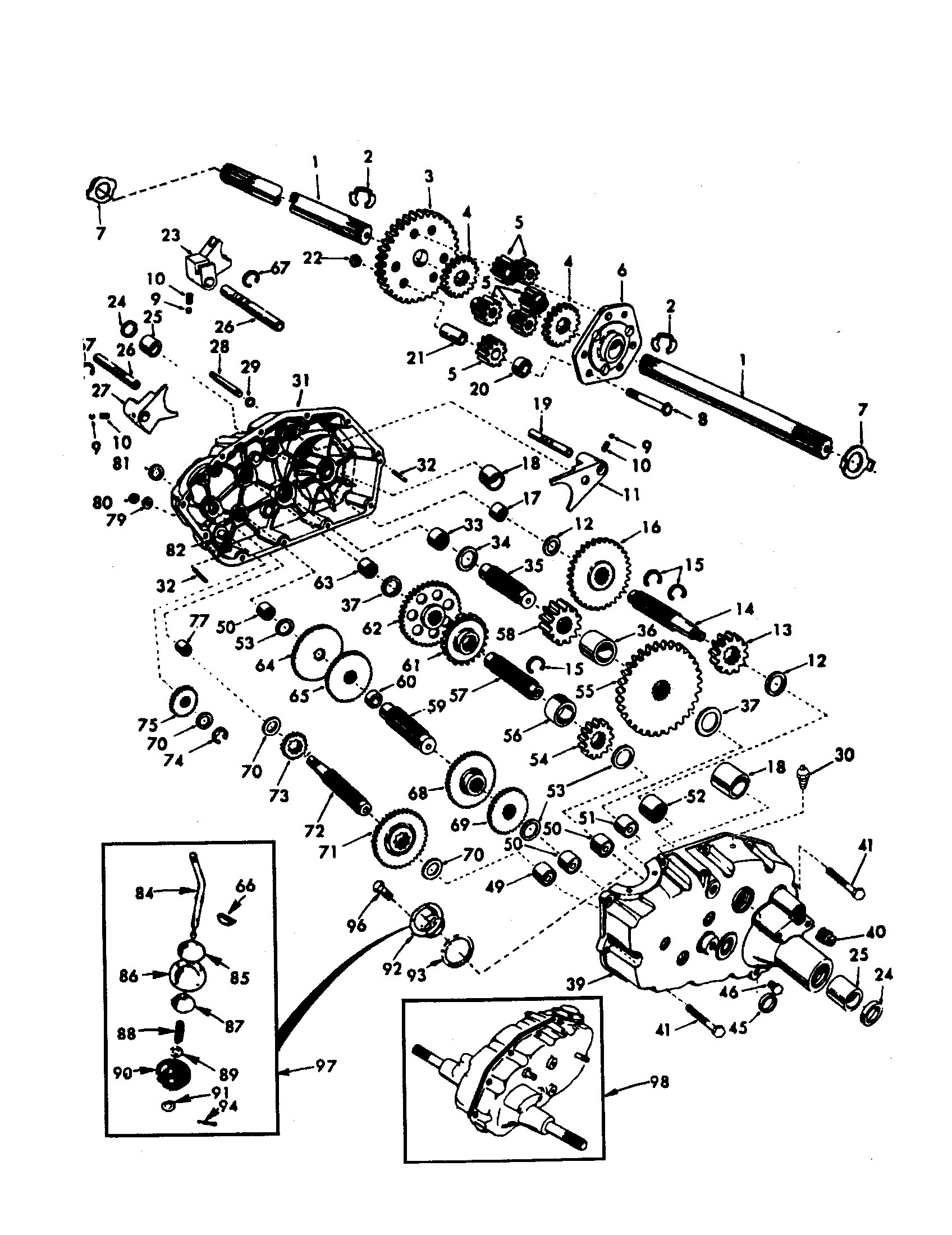 Craftsman 917258862 transaxle diagram