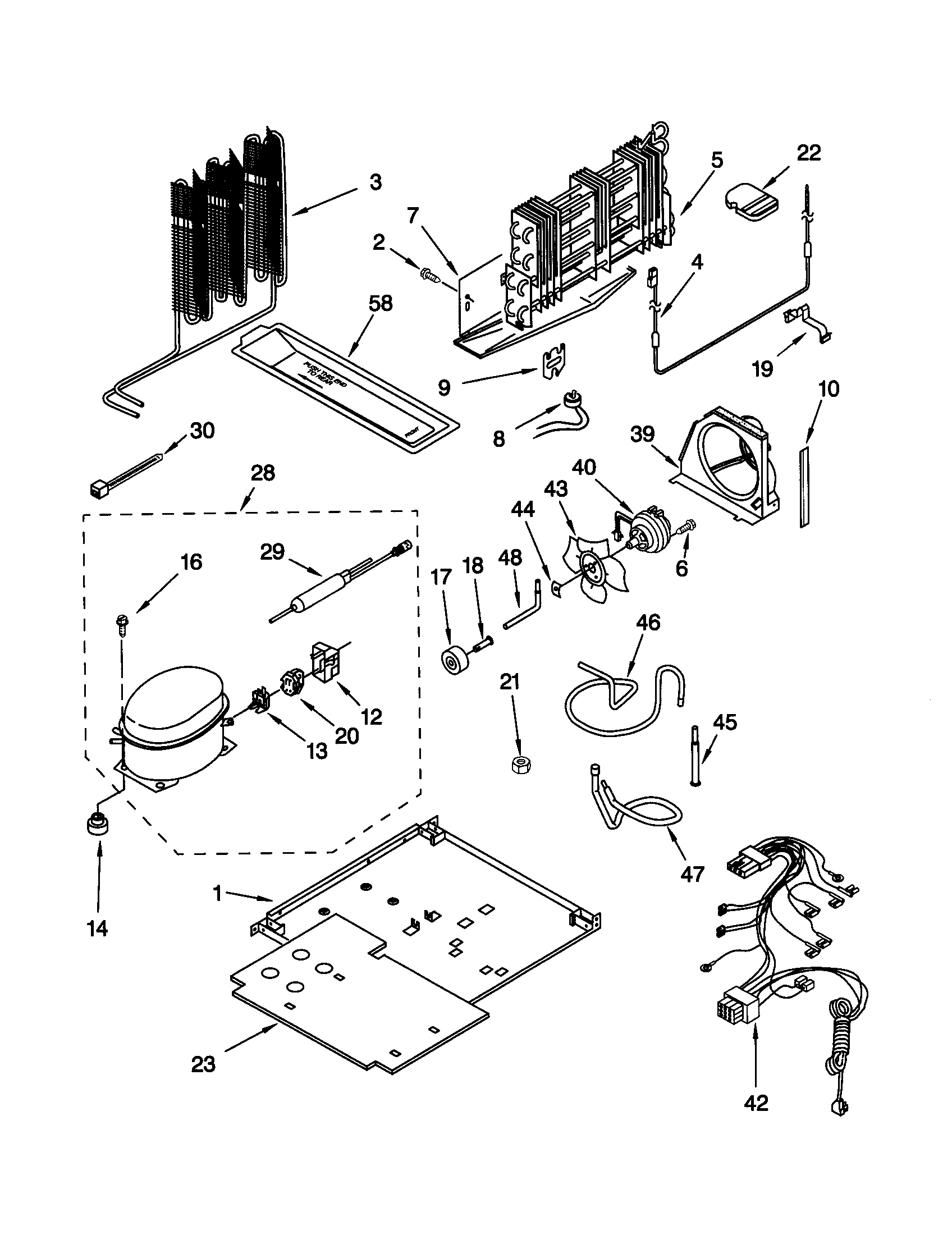 Kenmore 10679852991 unit diagram