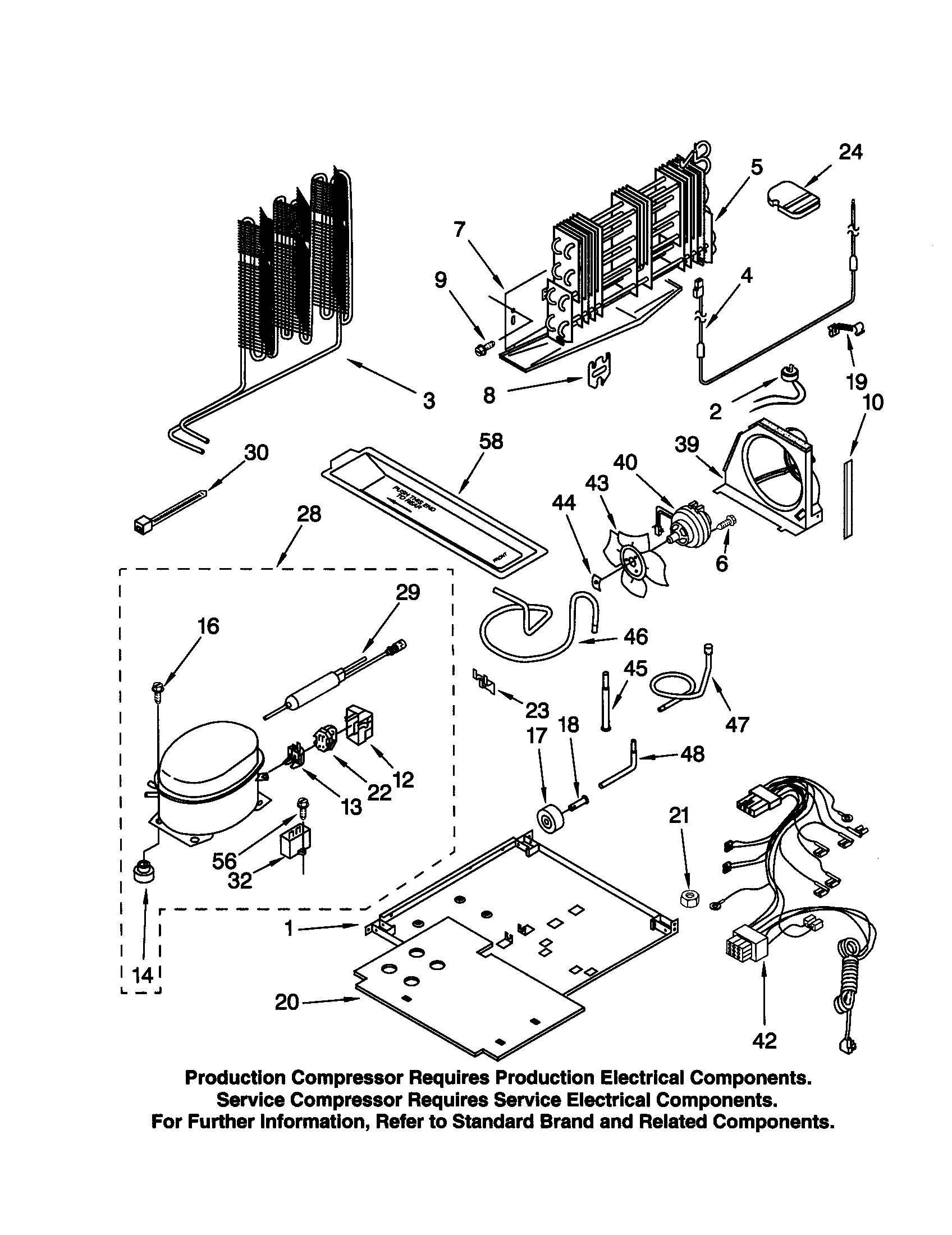 Kenmore 10660974991 unit diagram
