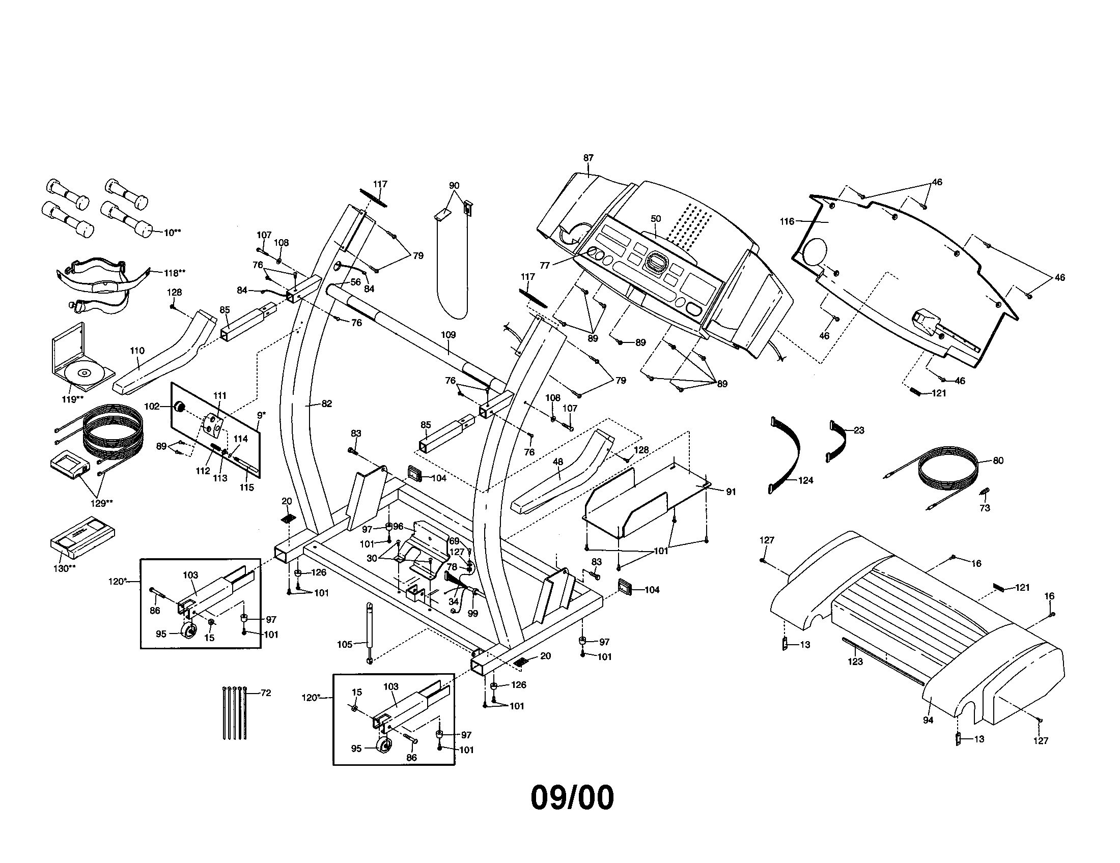 Proform 831299460 console diagram
