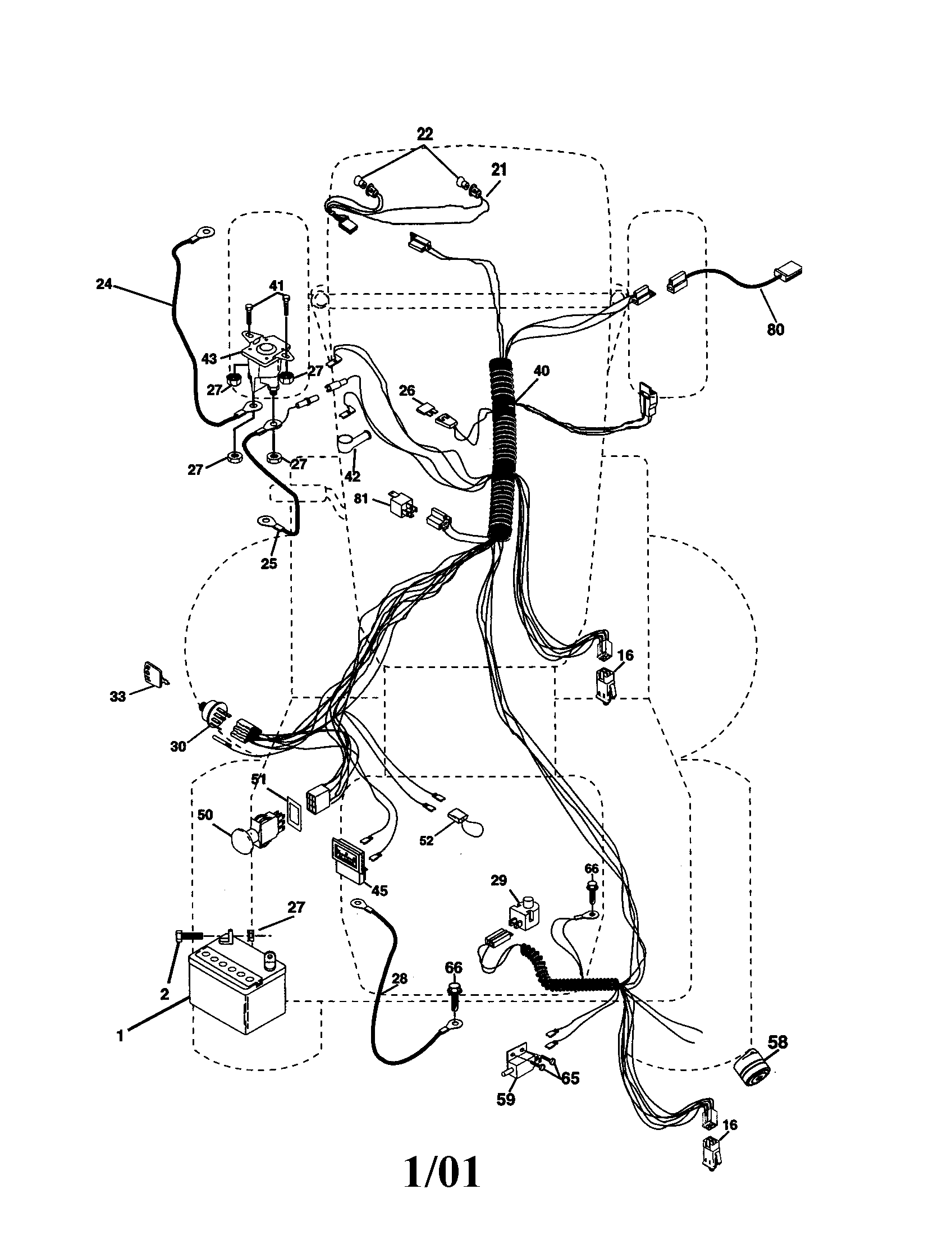 Craftsman 917259442 electrical diagram