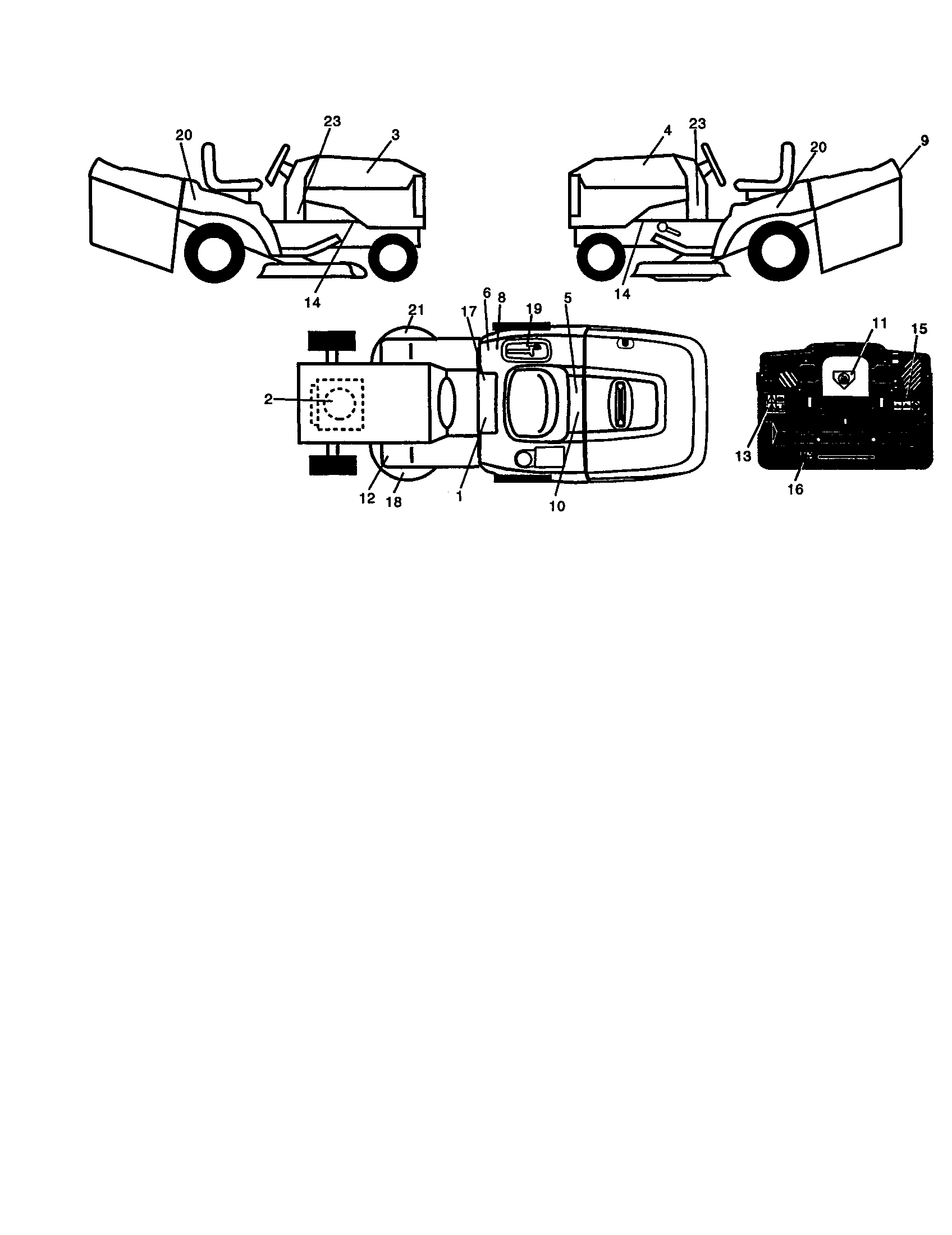 Craftsman 917259442 decals diagram