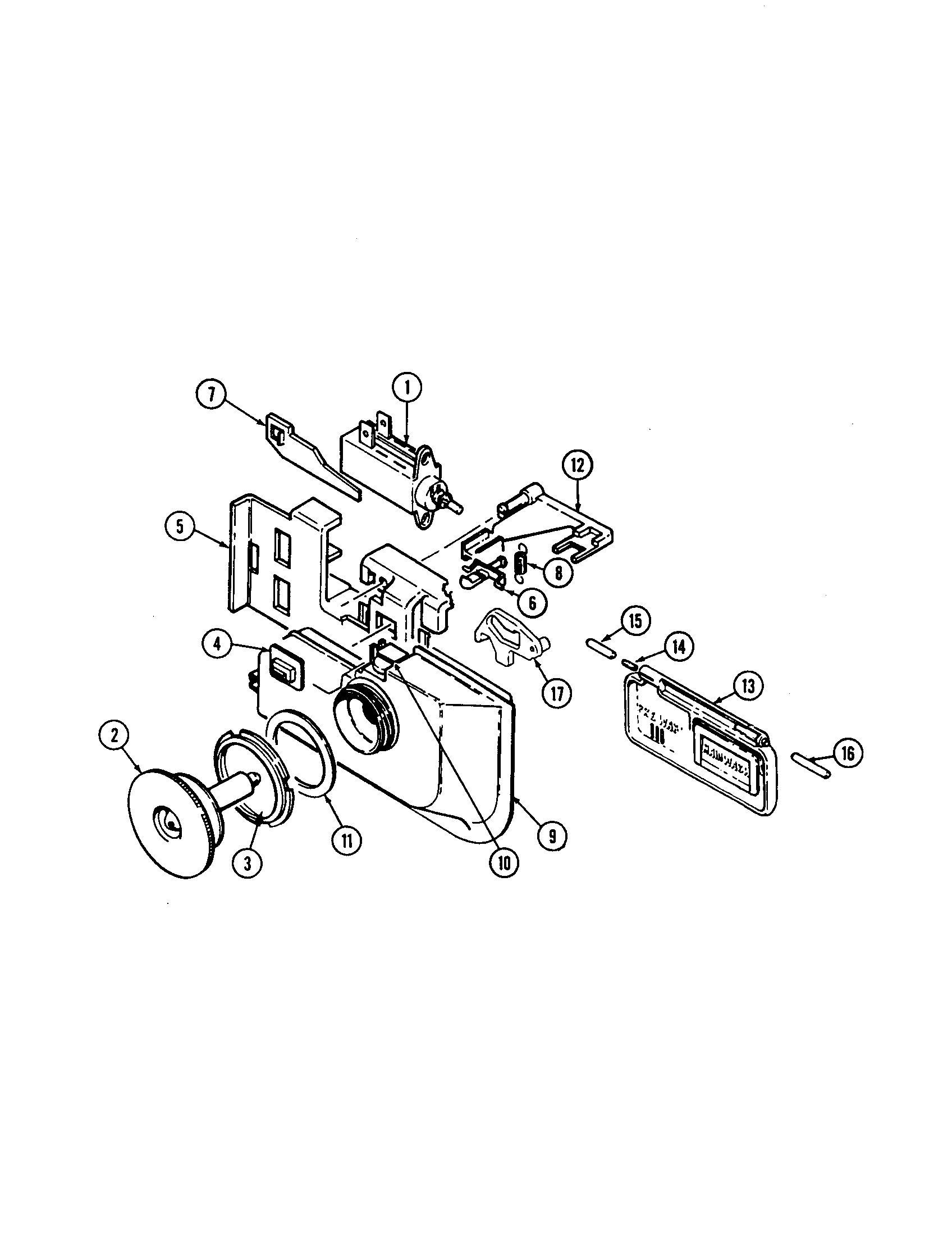 Maytag DWC7602ABE rinse aid and soap dispenser diagram