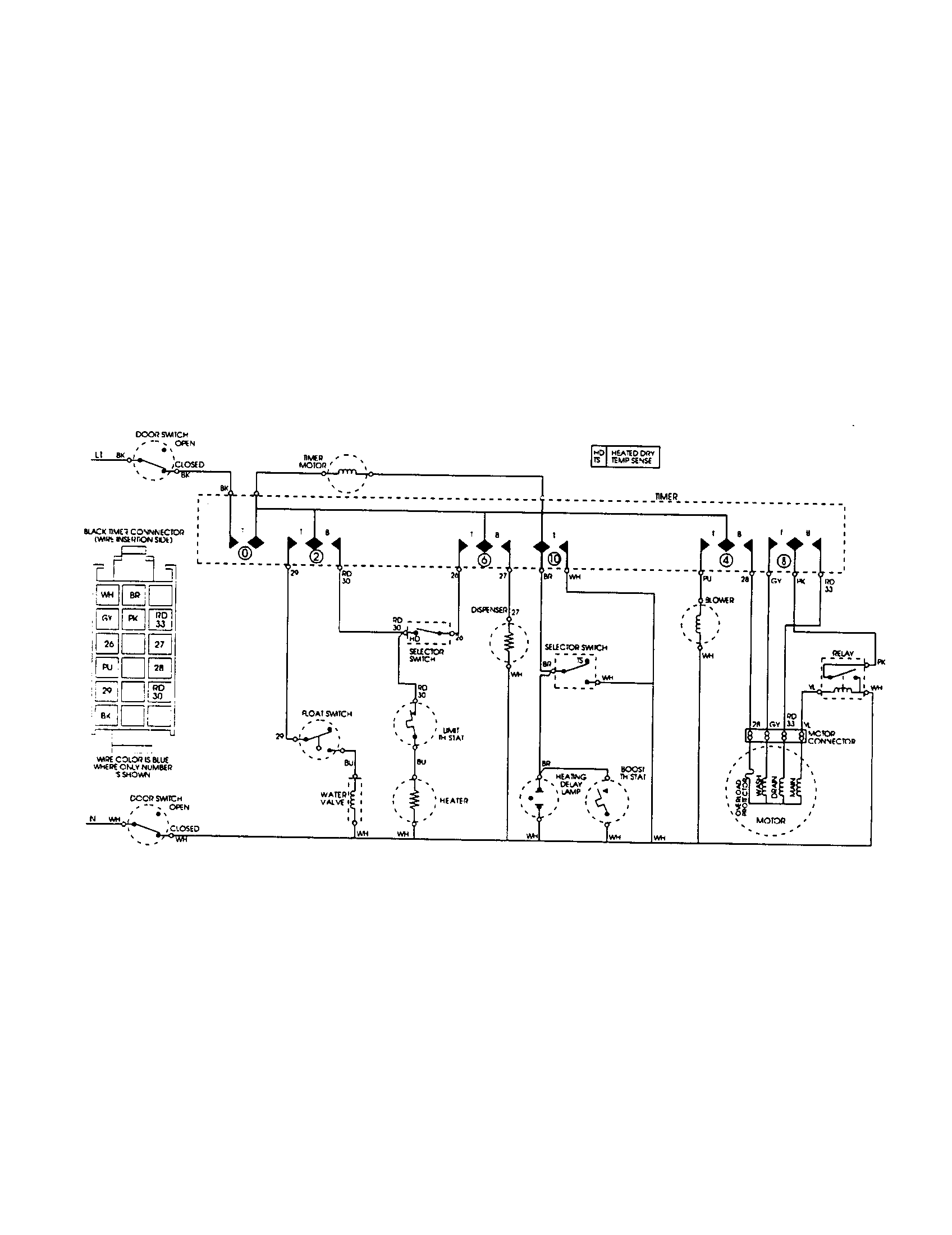 Maytag DWC7602ABE wiring diagram