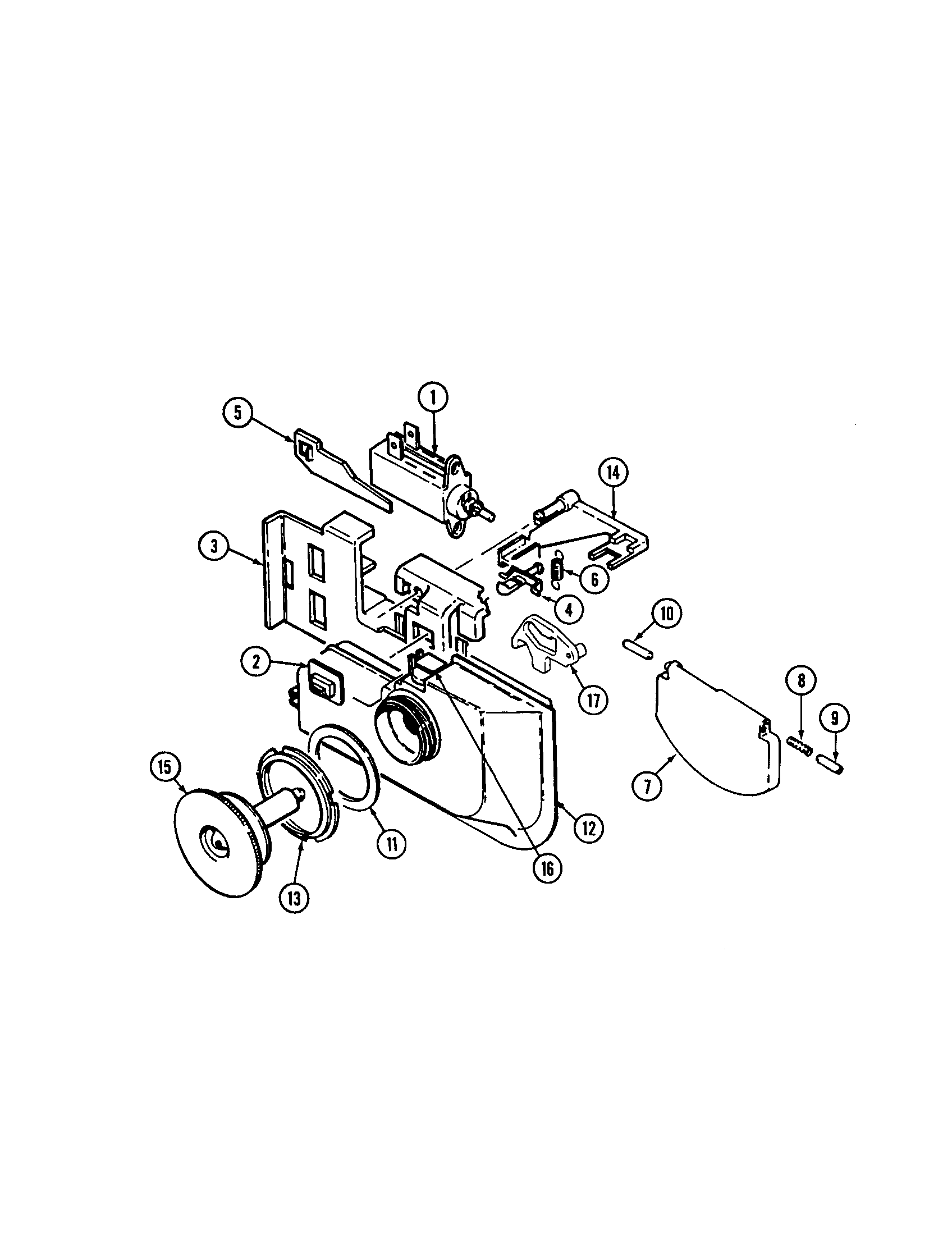 Maytag PDB1420AWX rinse aid and soap dispenser diagram