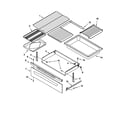 Kenmore 66595012100 drawer and broiler diagram