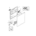 Frigidaire FDB125RHD0 door diagram
