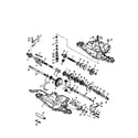 Craftsman 987889010 transaxle assembly diagram