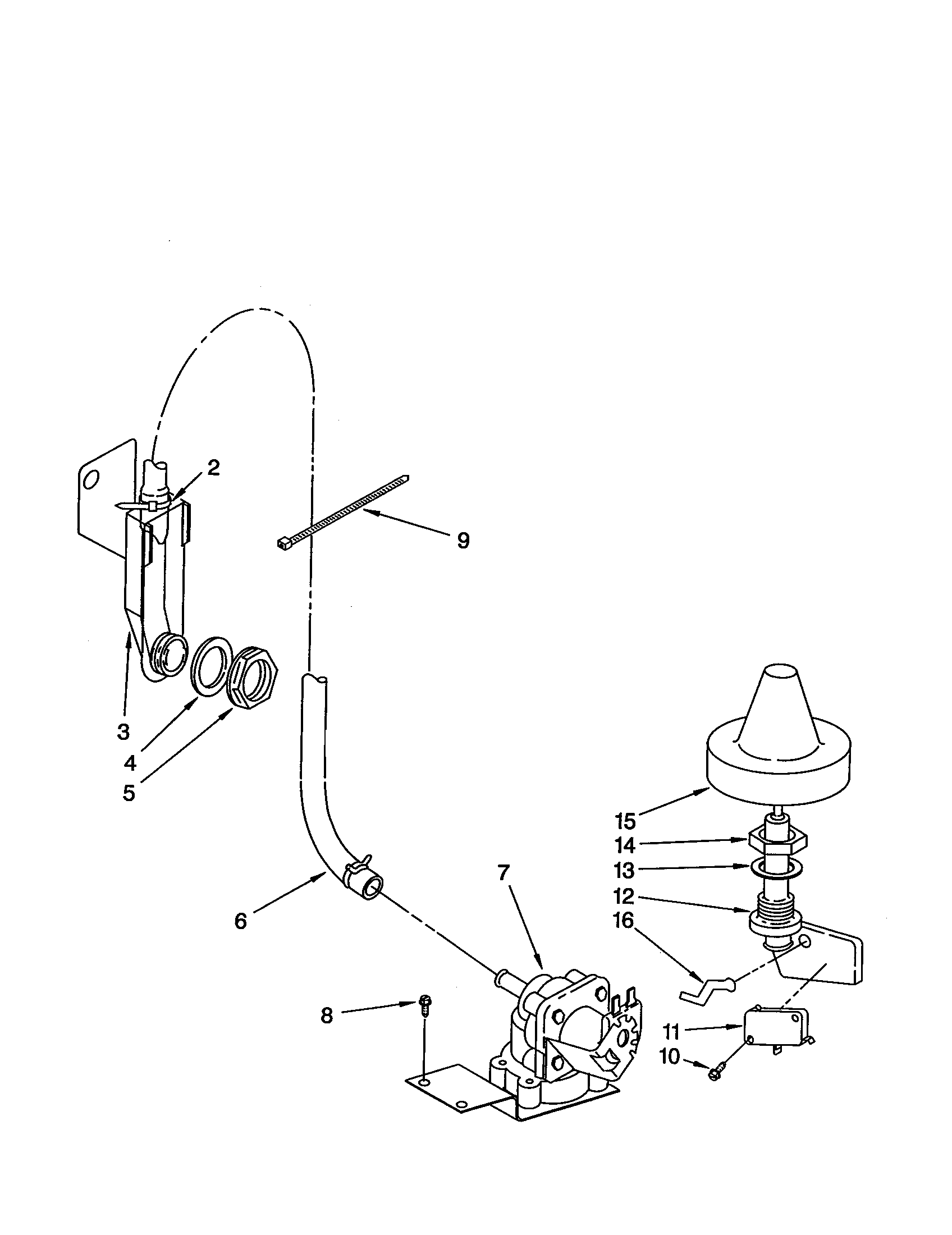 KitchenAid KUDS230BAL0 fill and overfill diagram