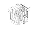 Whirlpool GS395LEHS7 door diagram