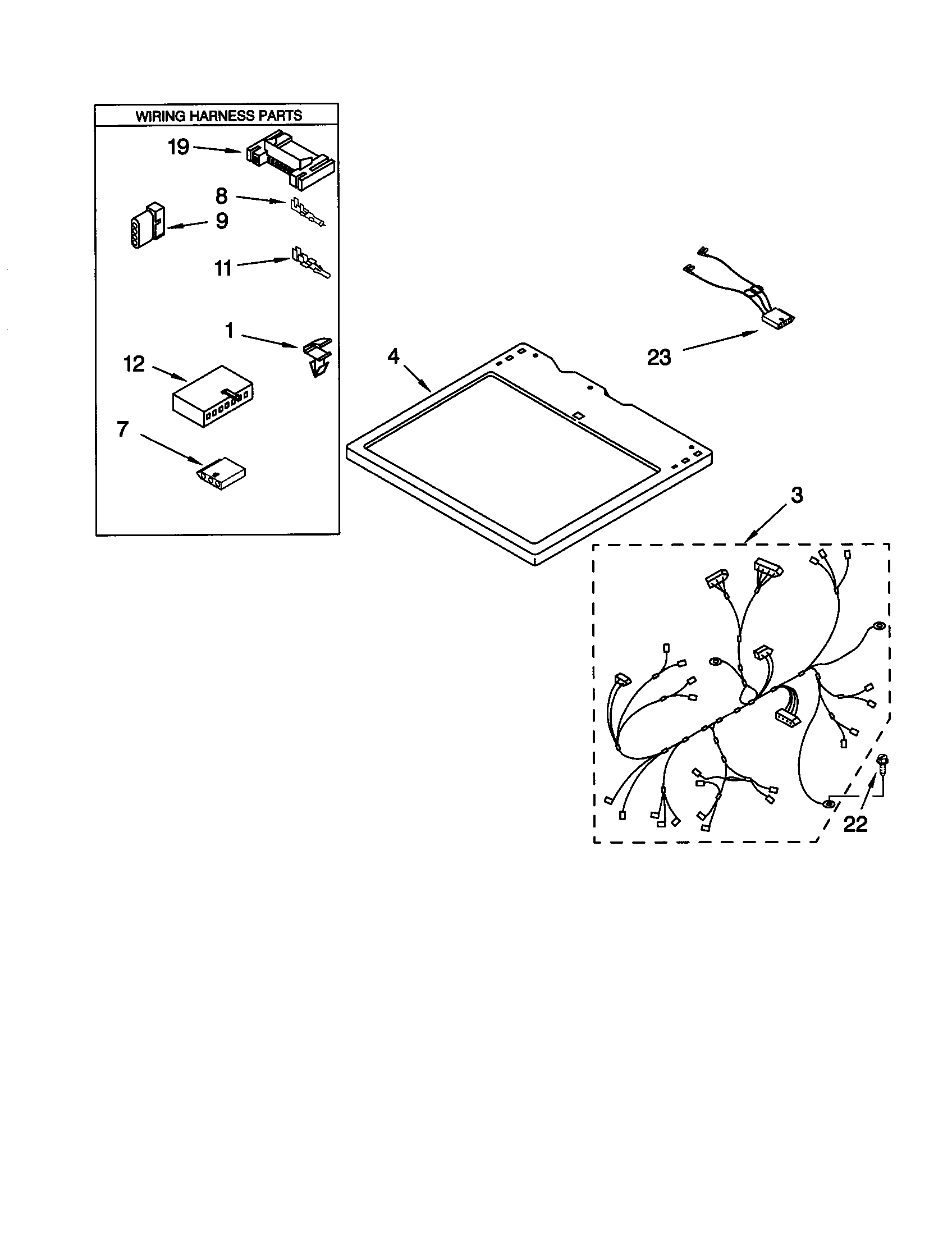 Kenmore 11062036100 drive top diagram