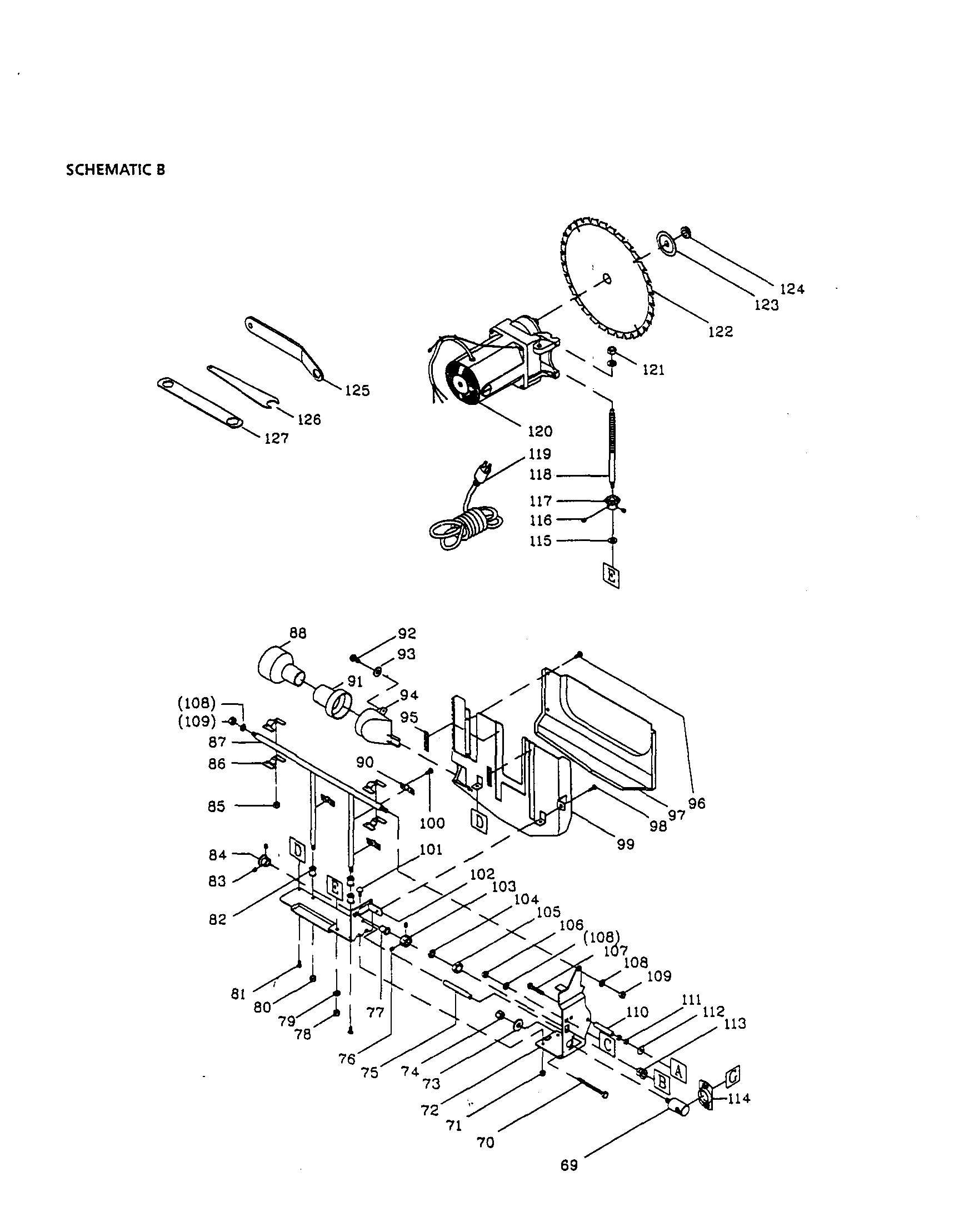 Craftsman 137272220 blade diagram