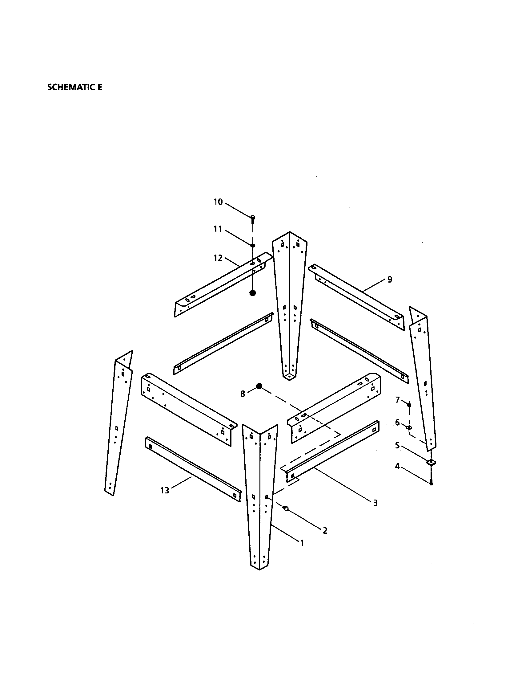 Craftsman 137272220 leg stand diagram