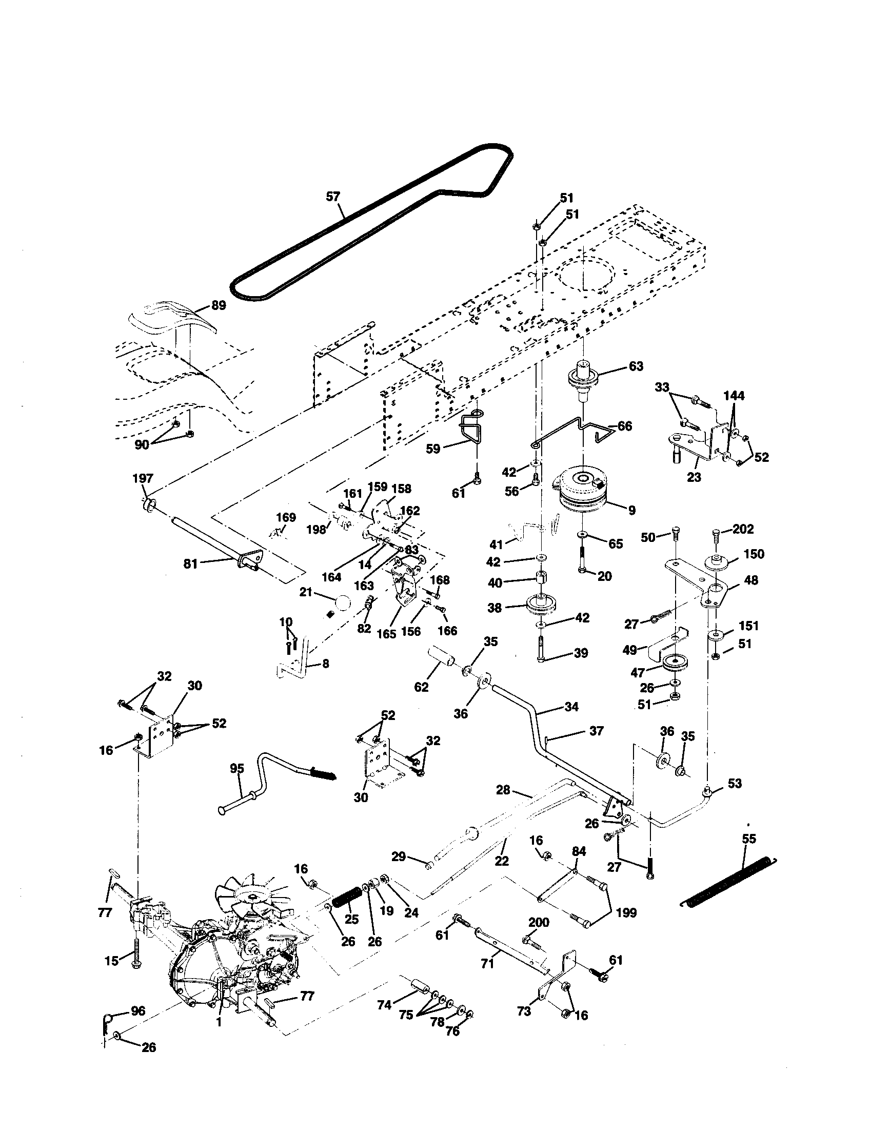 Craftsman 917259791 drive diagram