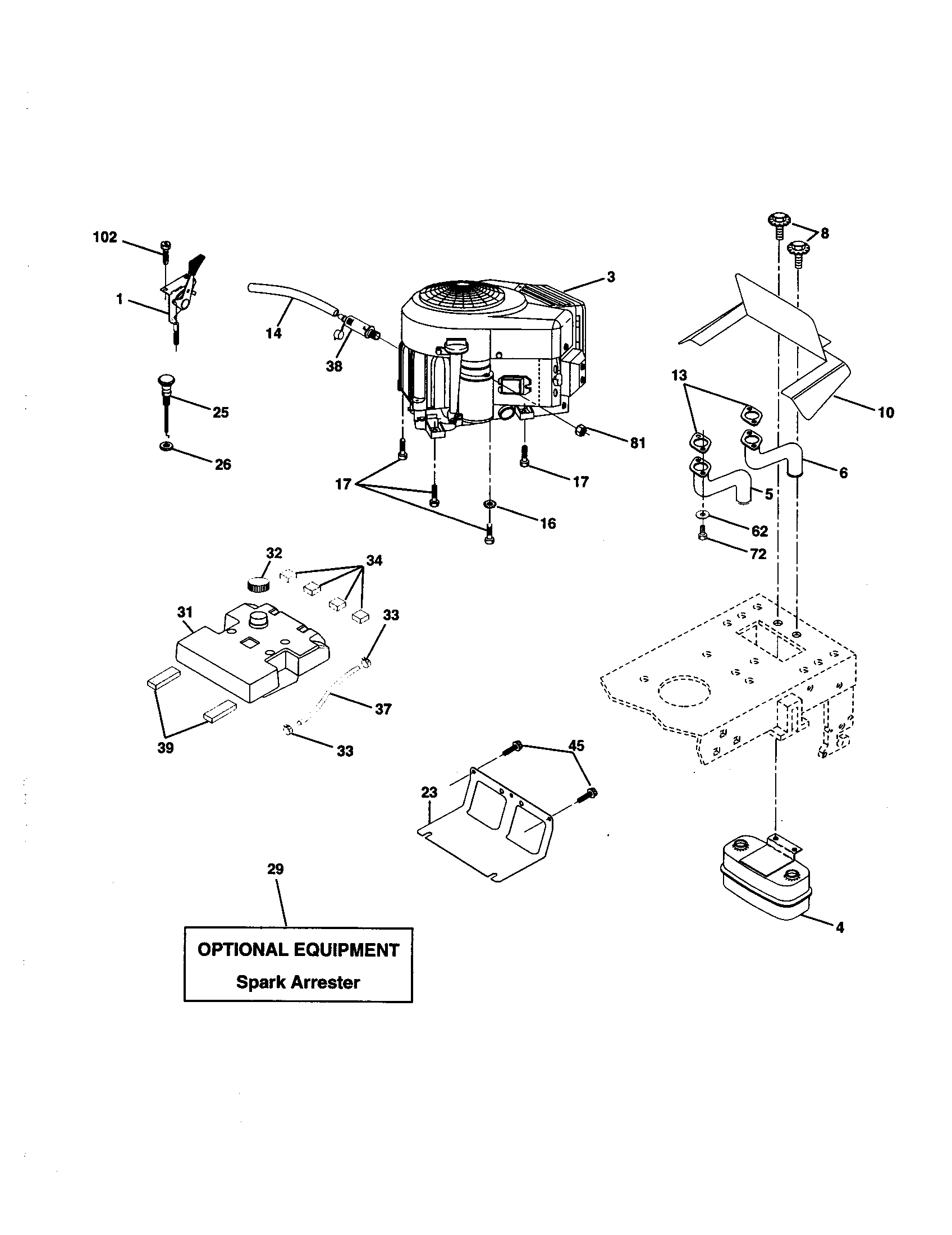Craftsman 917259791 engine diagram