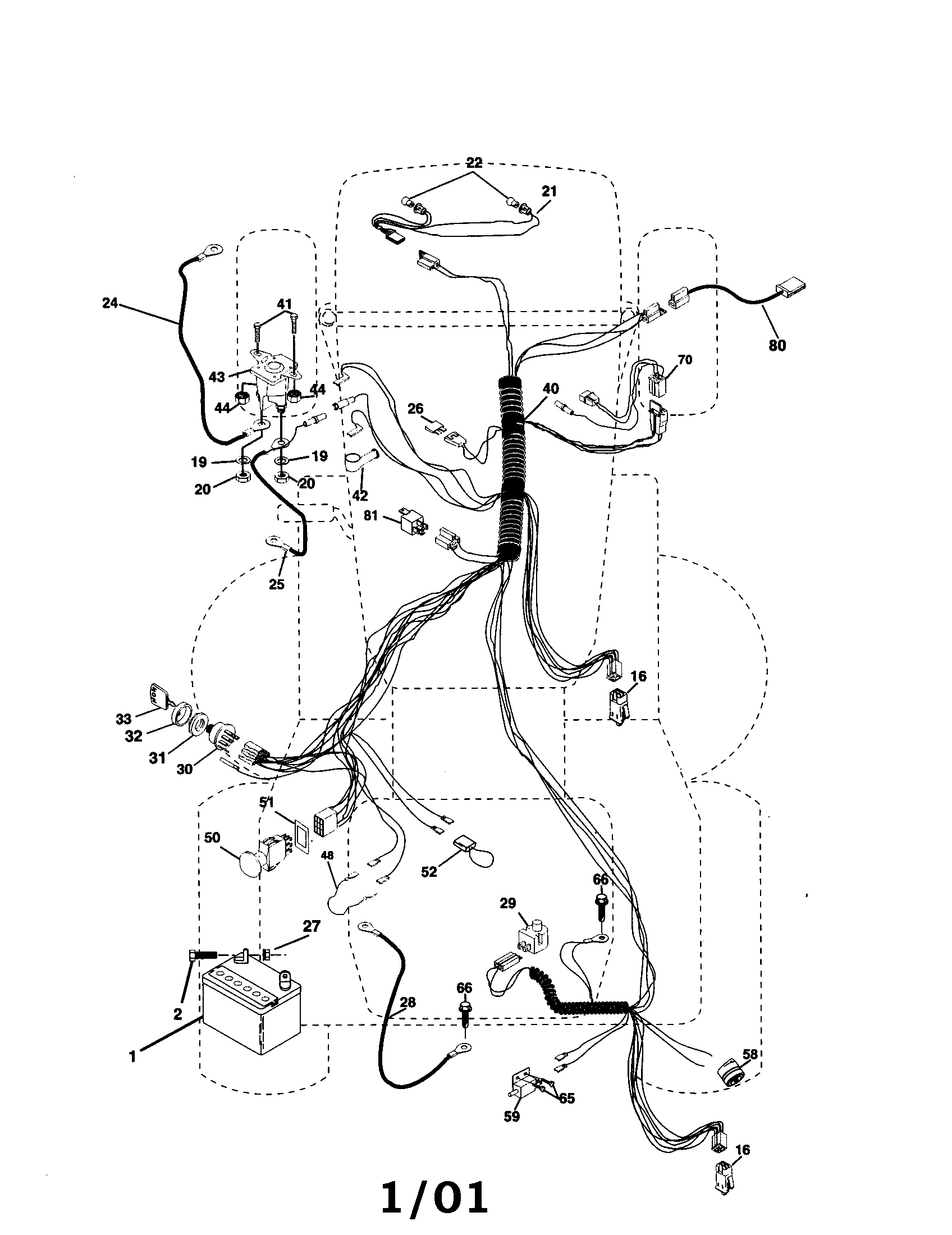 Craftsman 917258440 electrical diagram