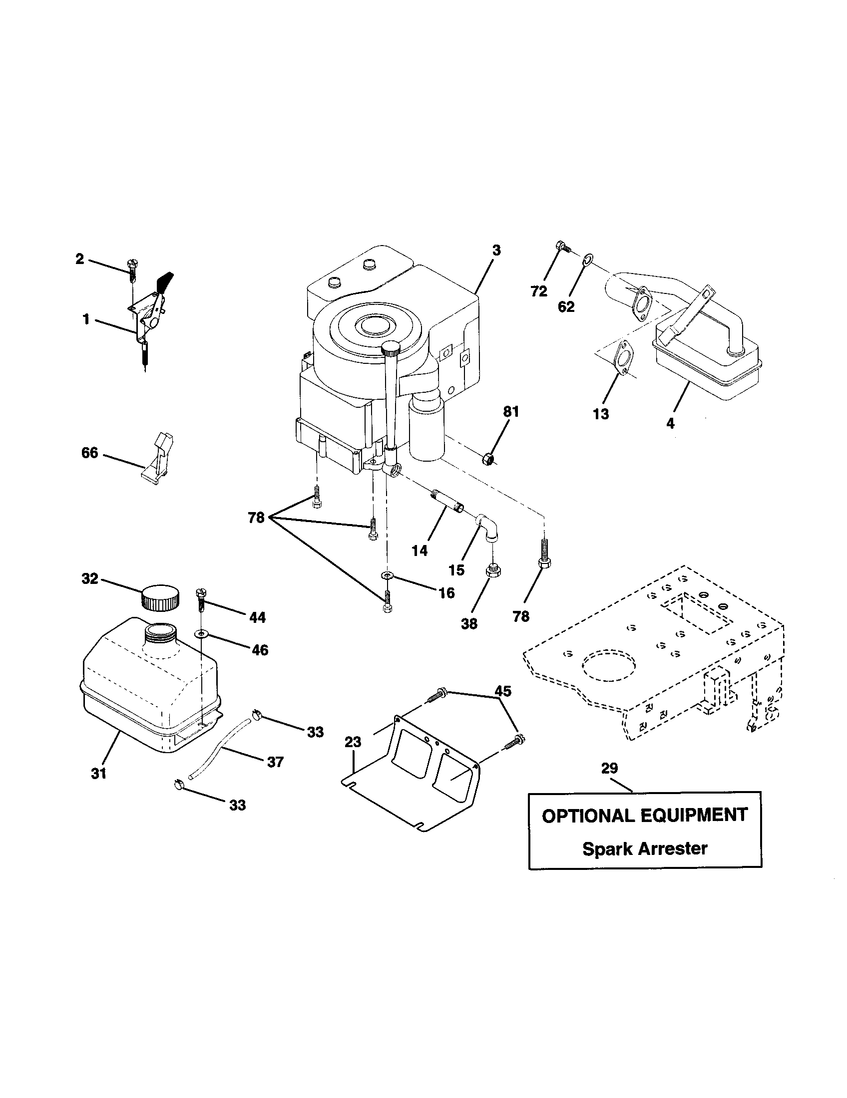 Craftsman 917259462 engine diagram