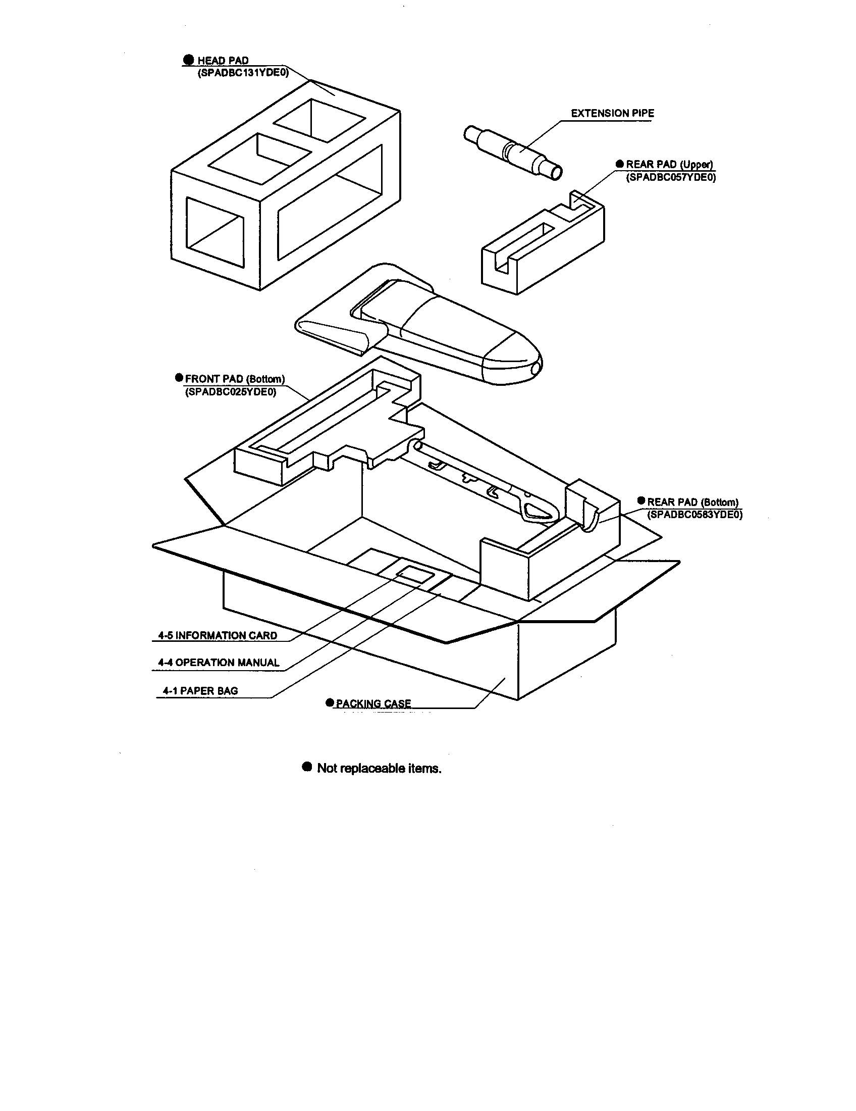 Sharp EC-TU2809 packing diagram