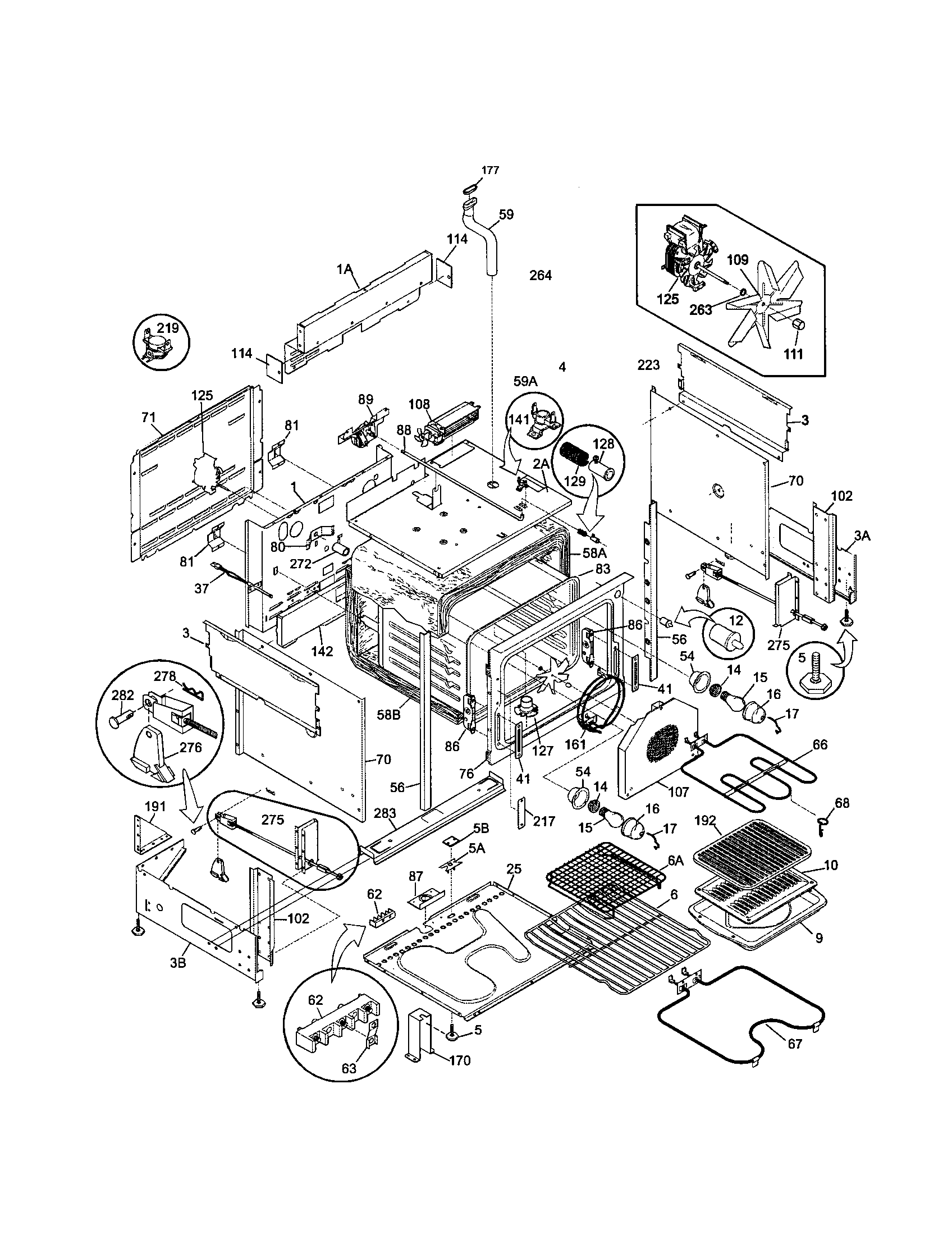 Kenmore Elite 79046803993 body diagram