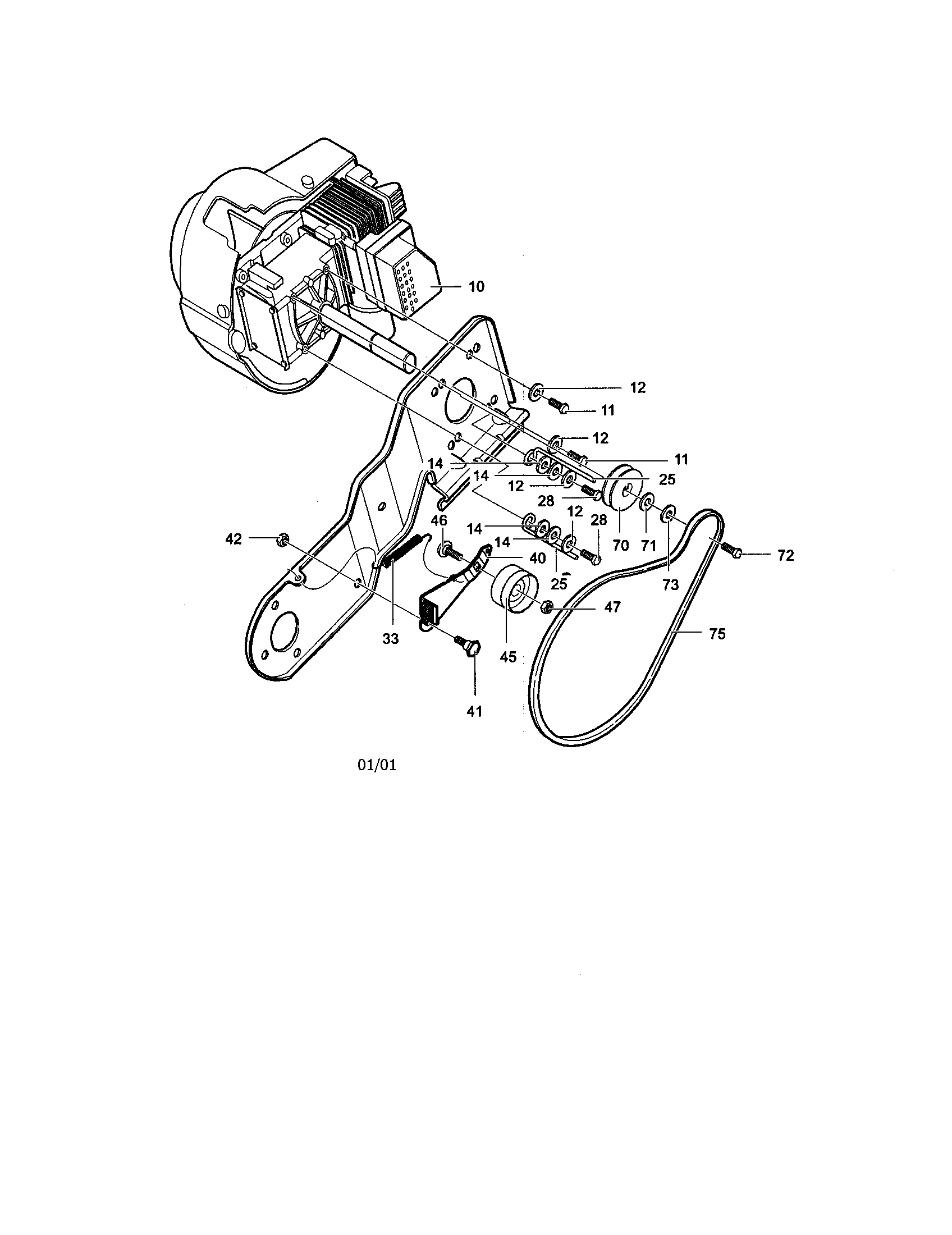 Murray 620301X4C engine diagram