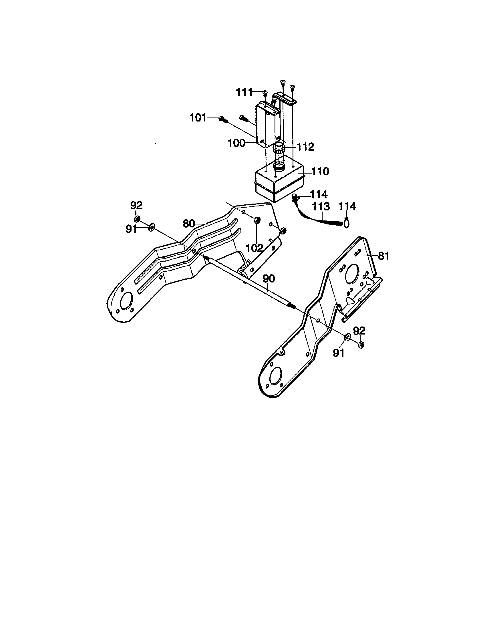 Murray 620301X4C frame components diagram