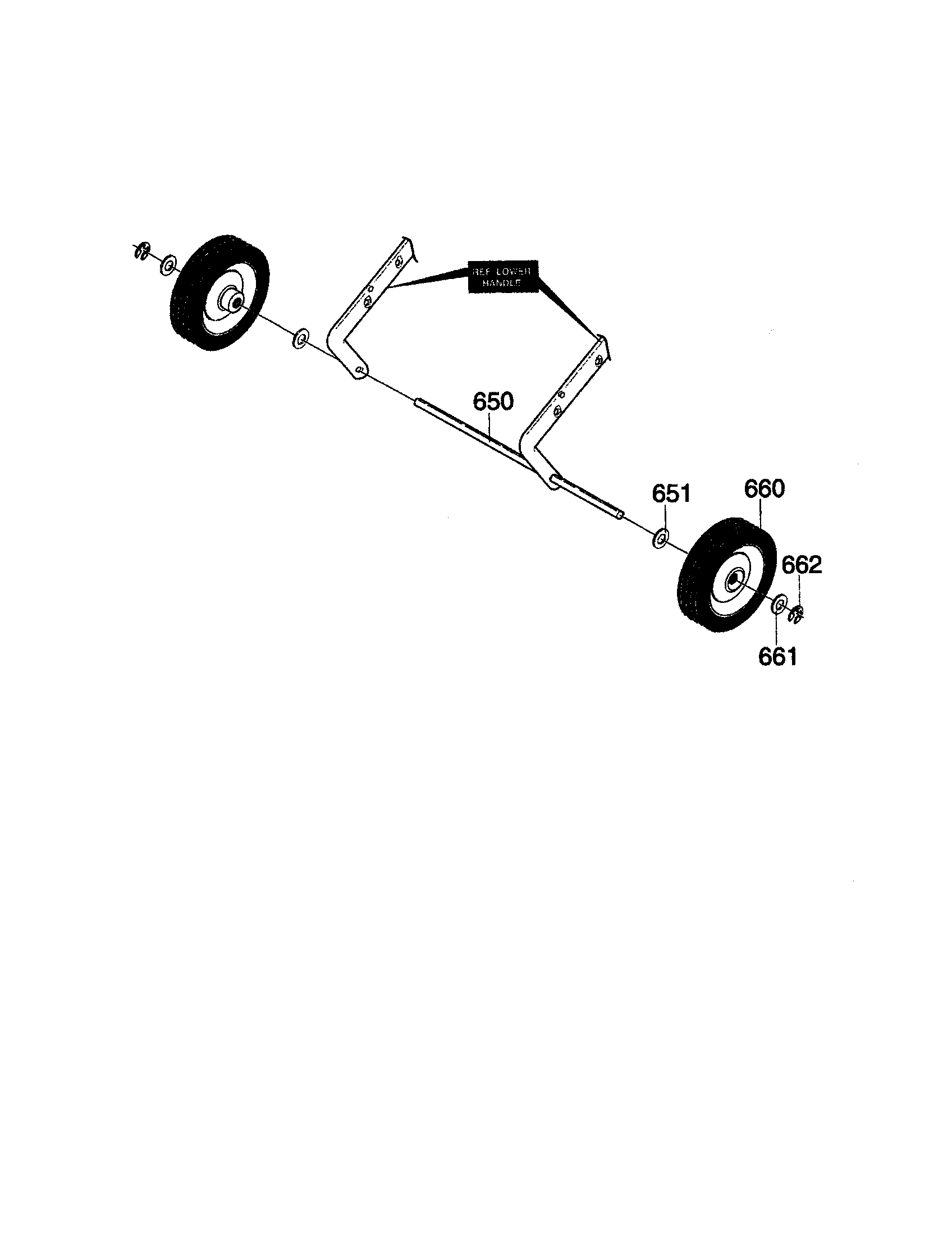 Craftsman 536885190 wheels diagram