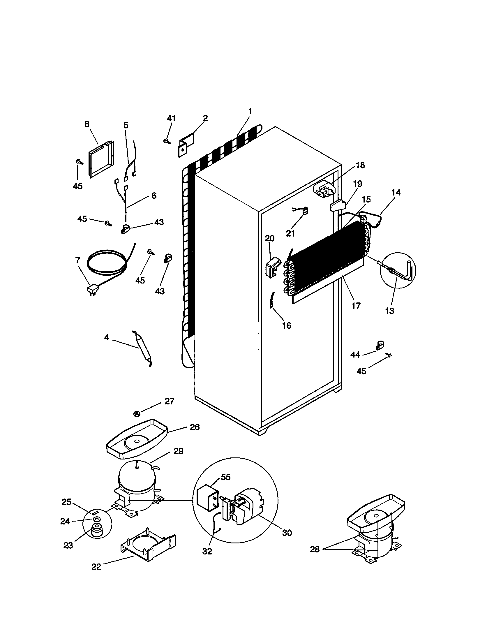 Kenmore 2533661989A system diagram