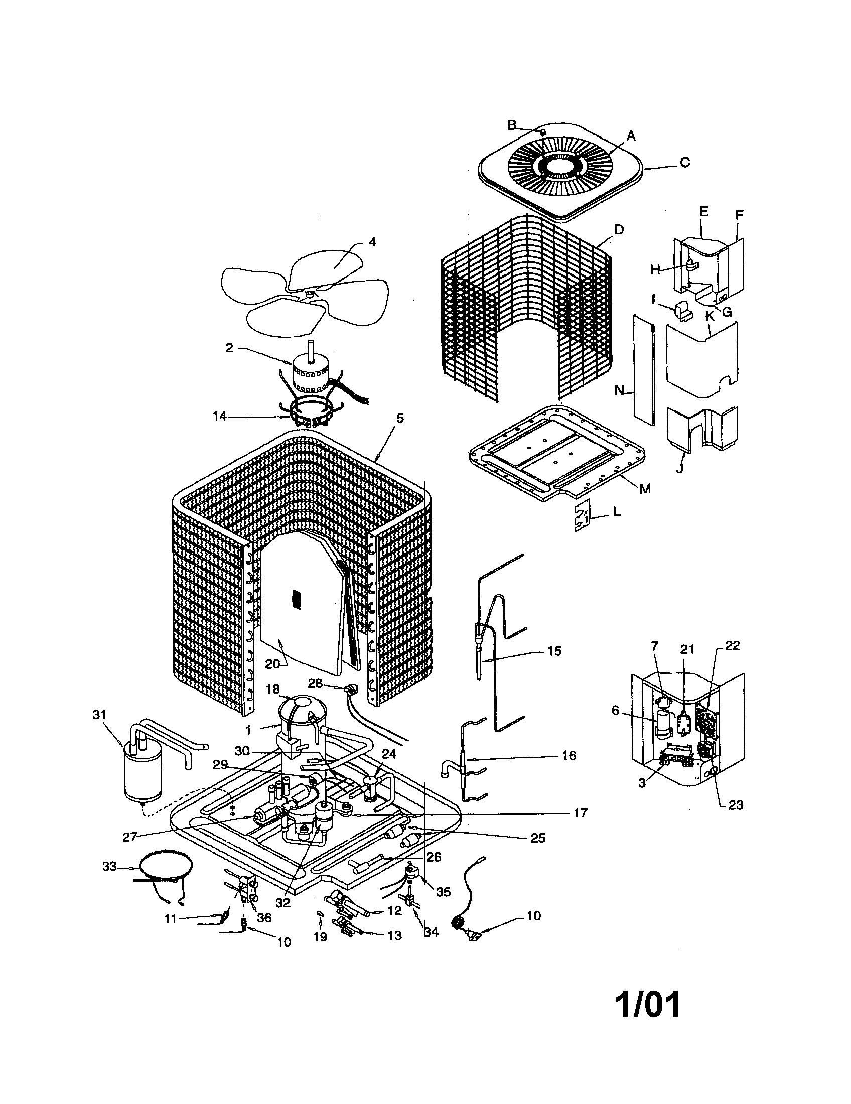 ICP CH5542VKB1 heat pump diagram