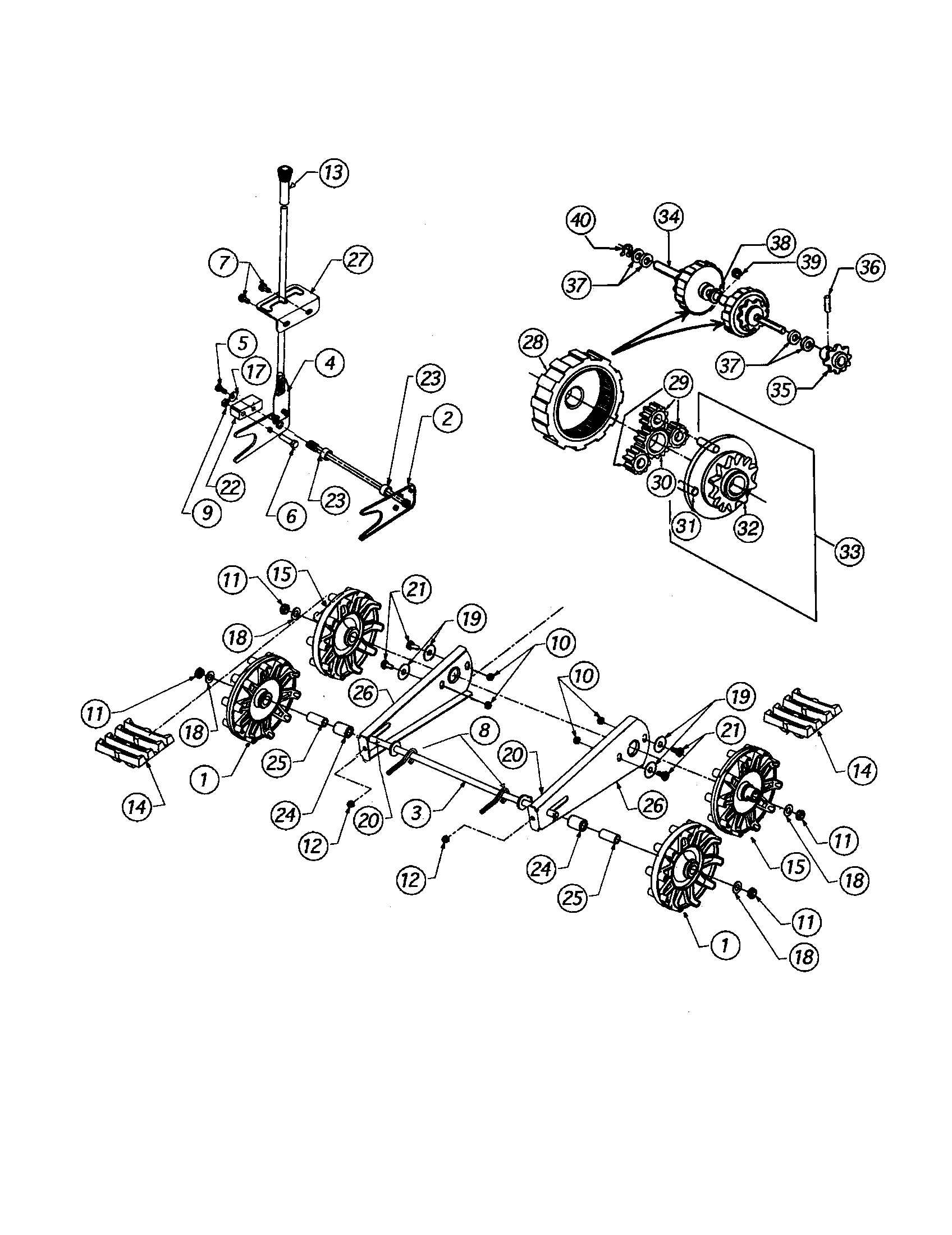 Craftsman 247888510 handle diagram