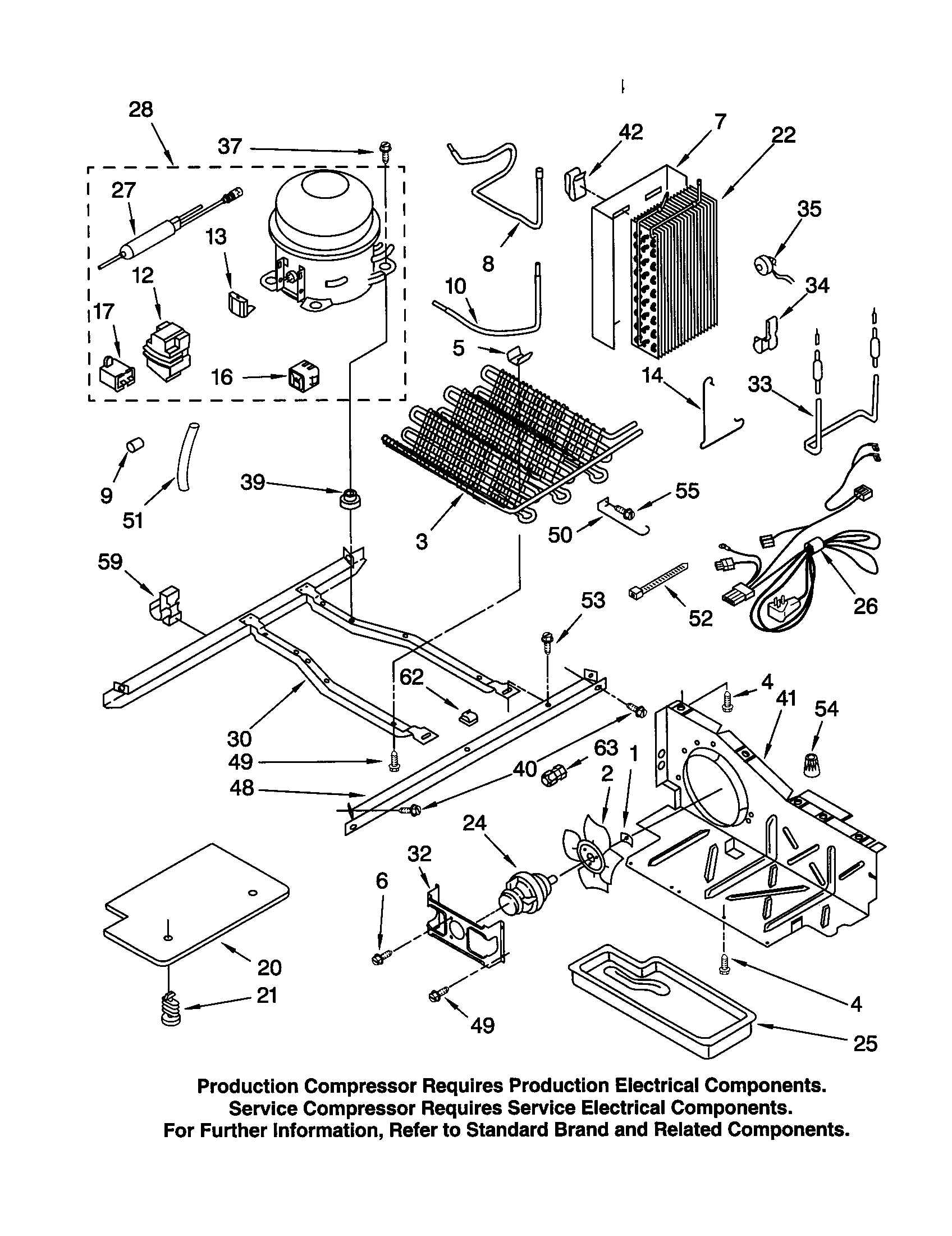 Kenmore 10650032004 unit diagram