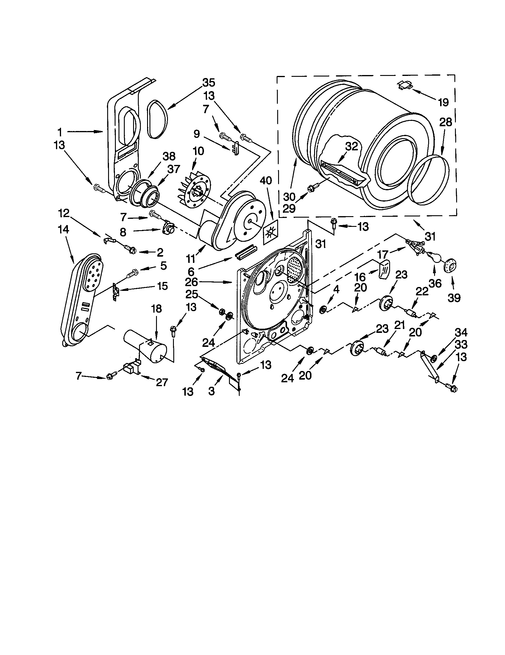 Kenmore 11072872100 bulkhead diagram